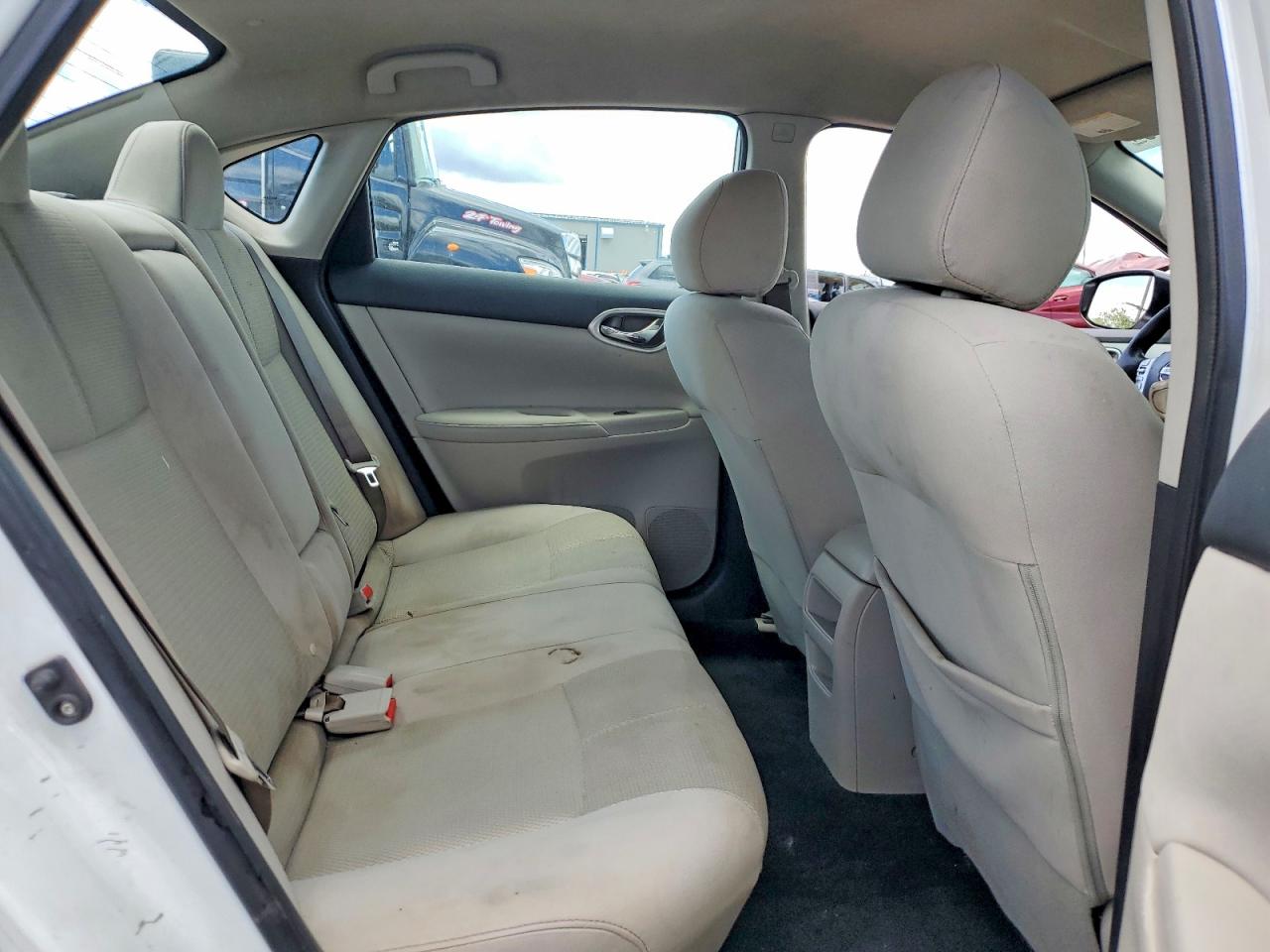 2015 Nissan Sentra S White vin: 3N1AB7AP7FY349015