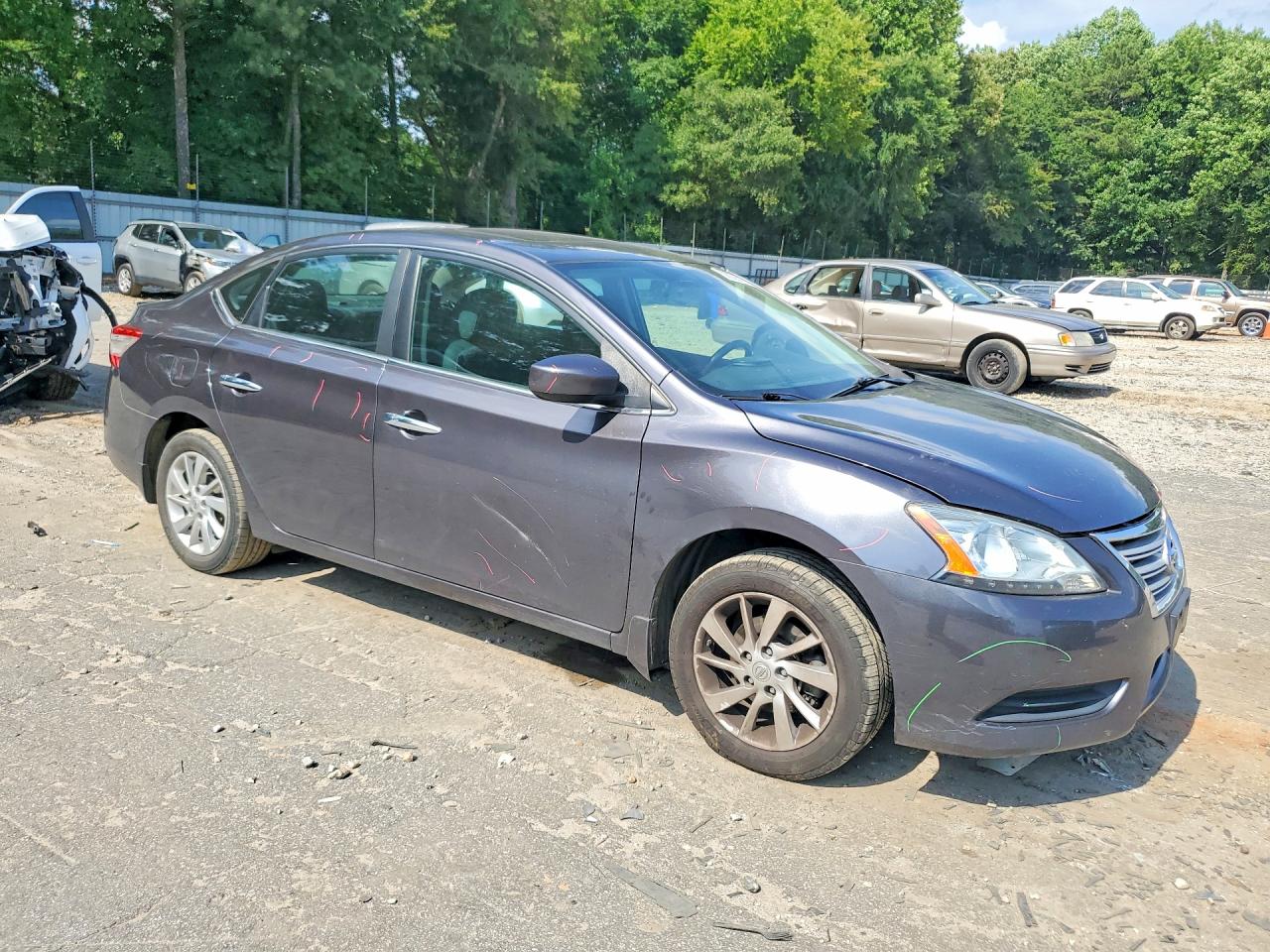 2015 Nissan Sentra Sv Charcoal vin: 3N1AB7AP7FY351038