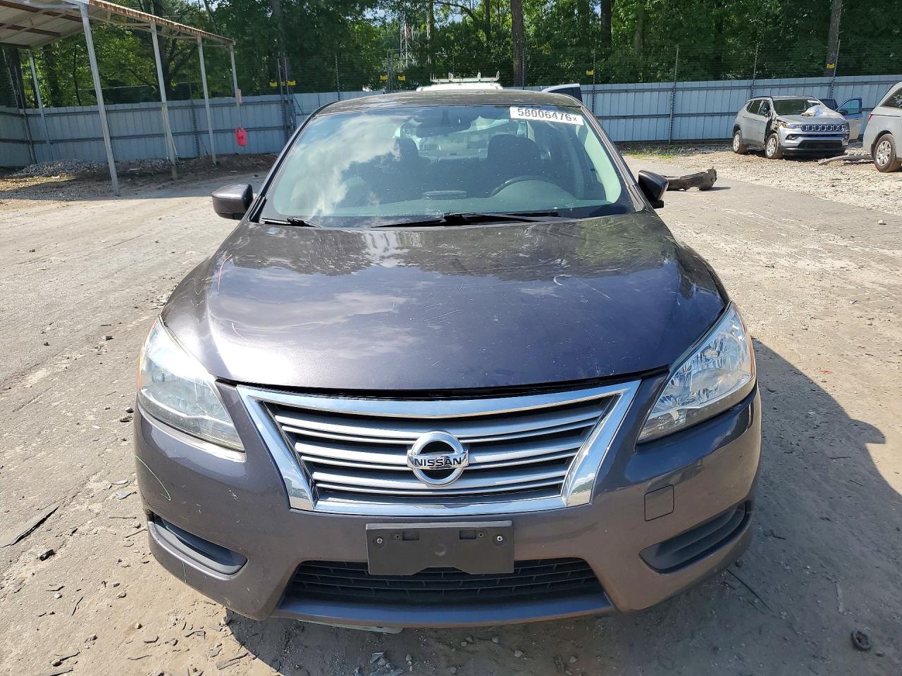 2015 Nissan Sentra Sv Charcoal vin: 3N1AB7AP7FY351038