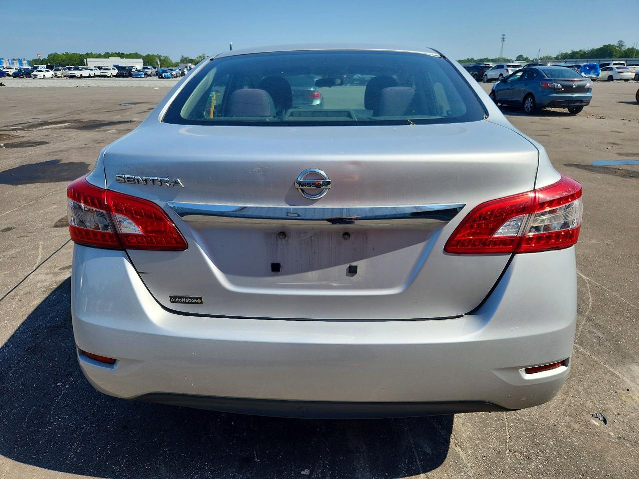 2015 Nissan Sentra S Silver vin: 3N1AB7AP7FY354327