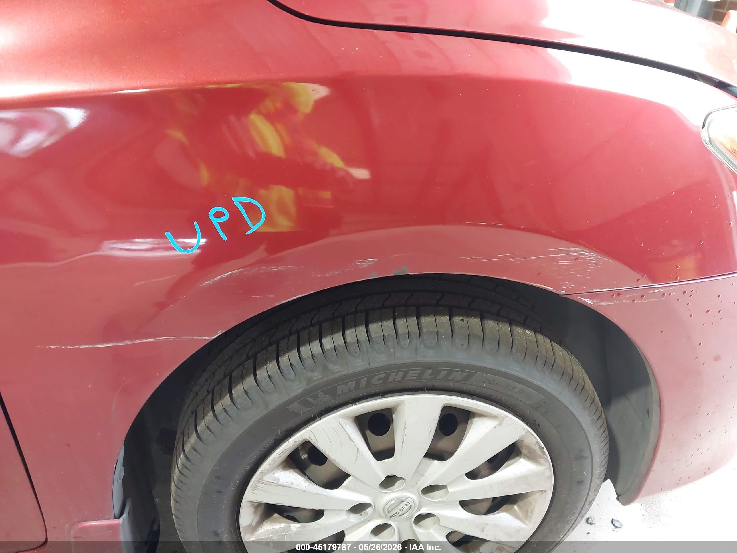 2015 Nissan Sentra Sv Red vin: 3N1AB7AP7FY359141
