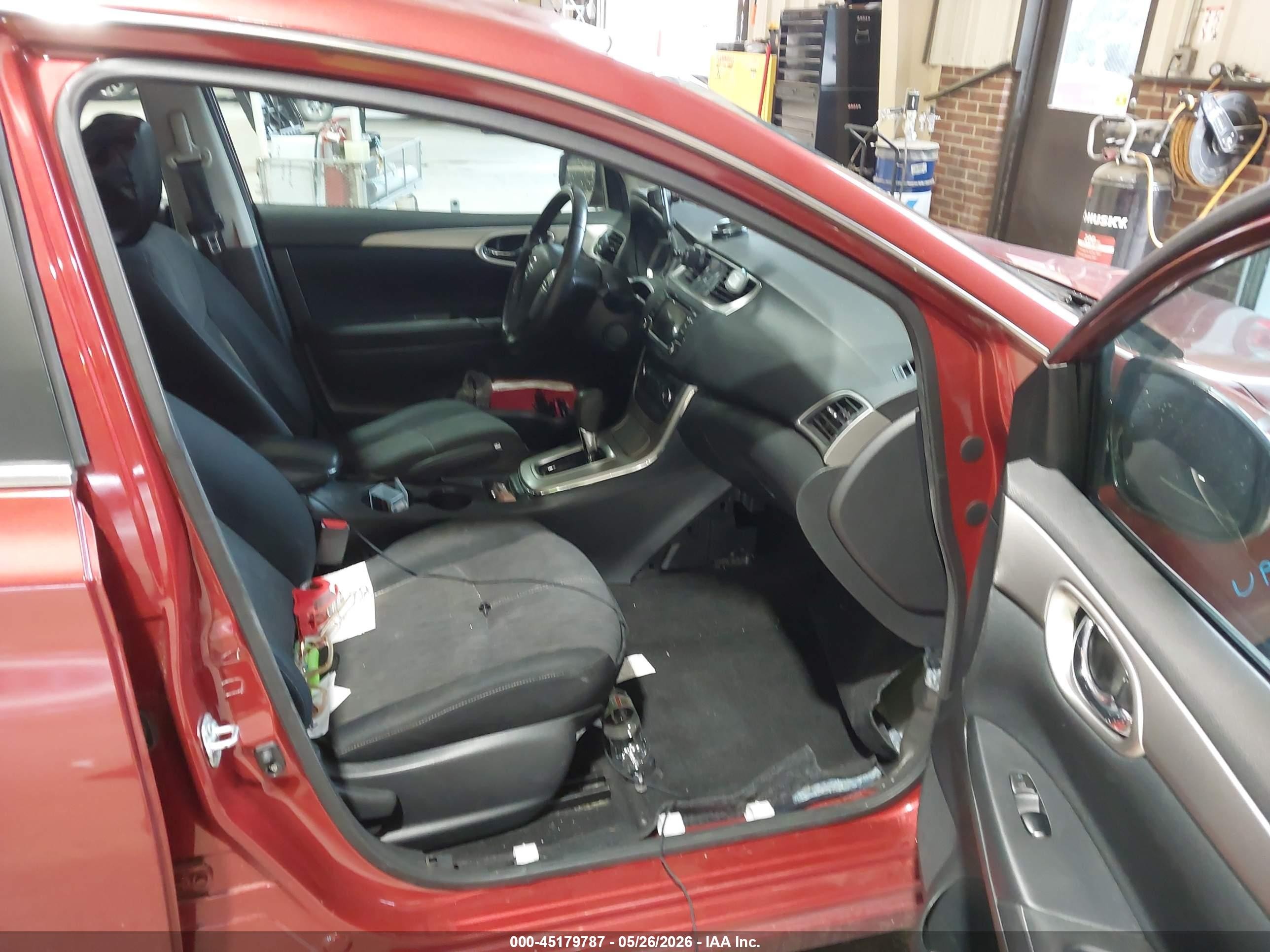 2015 Nissan Sentra Sv Red vin: 3N1AB7AP7FY359141