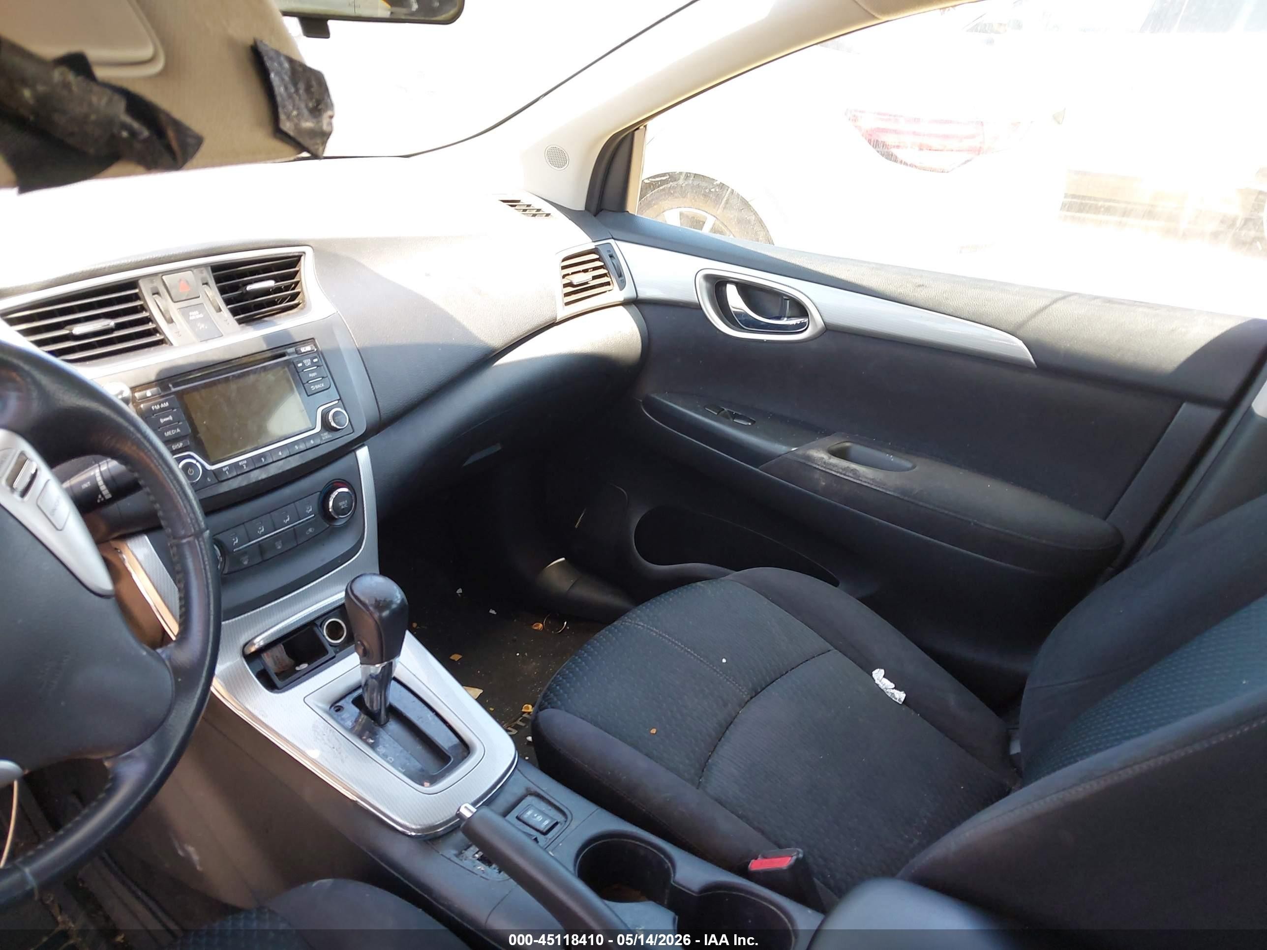 2015 Nissan Sentra Sr Black vin: 3N1AB7AP7FY362105