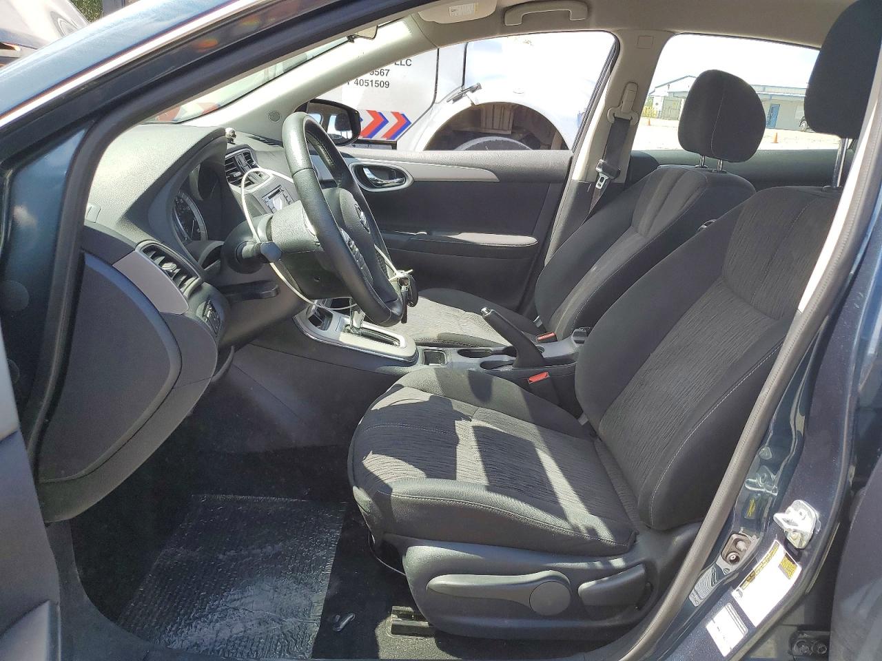 2015 Nissan Sentra Sv Blue vin: 3N1AB7AP7FY365733