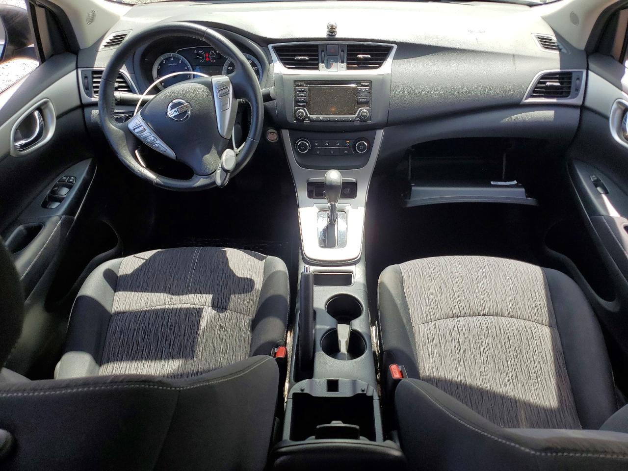 2015 Nissan Sentra Sv Blue vin: 3N1AB7AP7FY365733