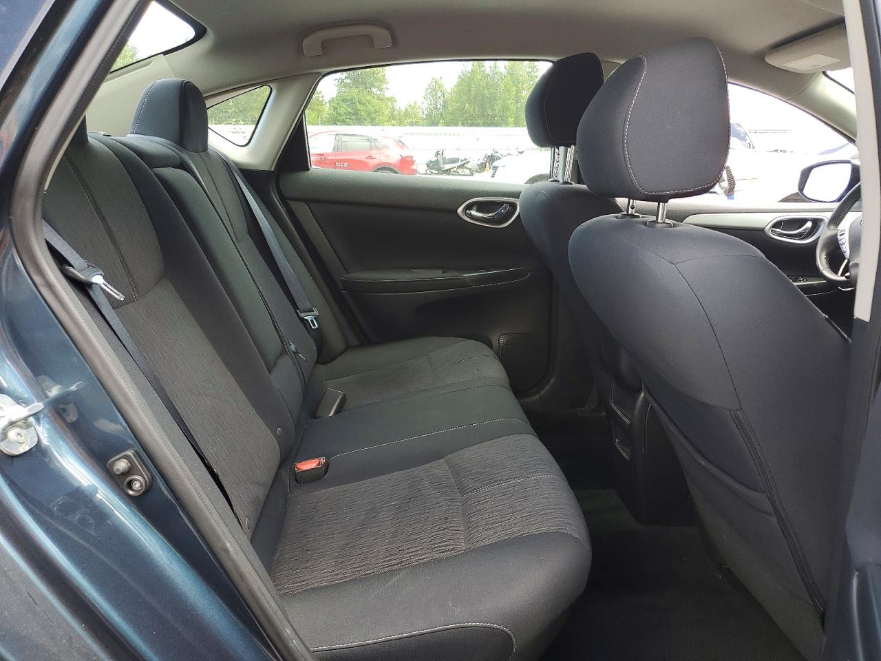 2015 Nissan Sentra Sv Blue vin: 3N1AB7AP7FY365733