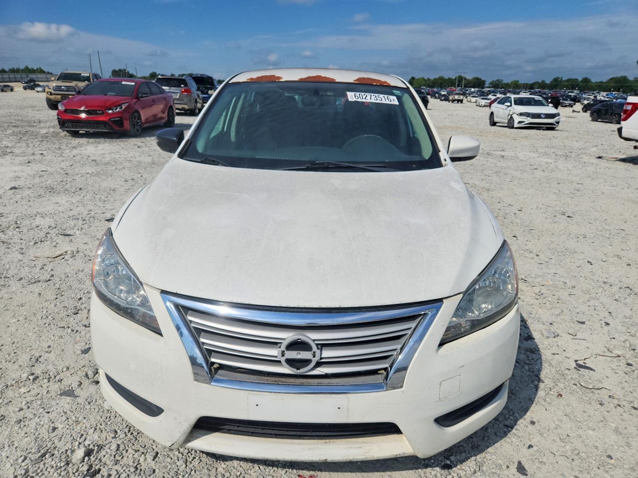 2015 Nissan Sentra S White vin: 3N1AB7AP7FY372651