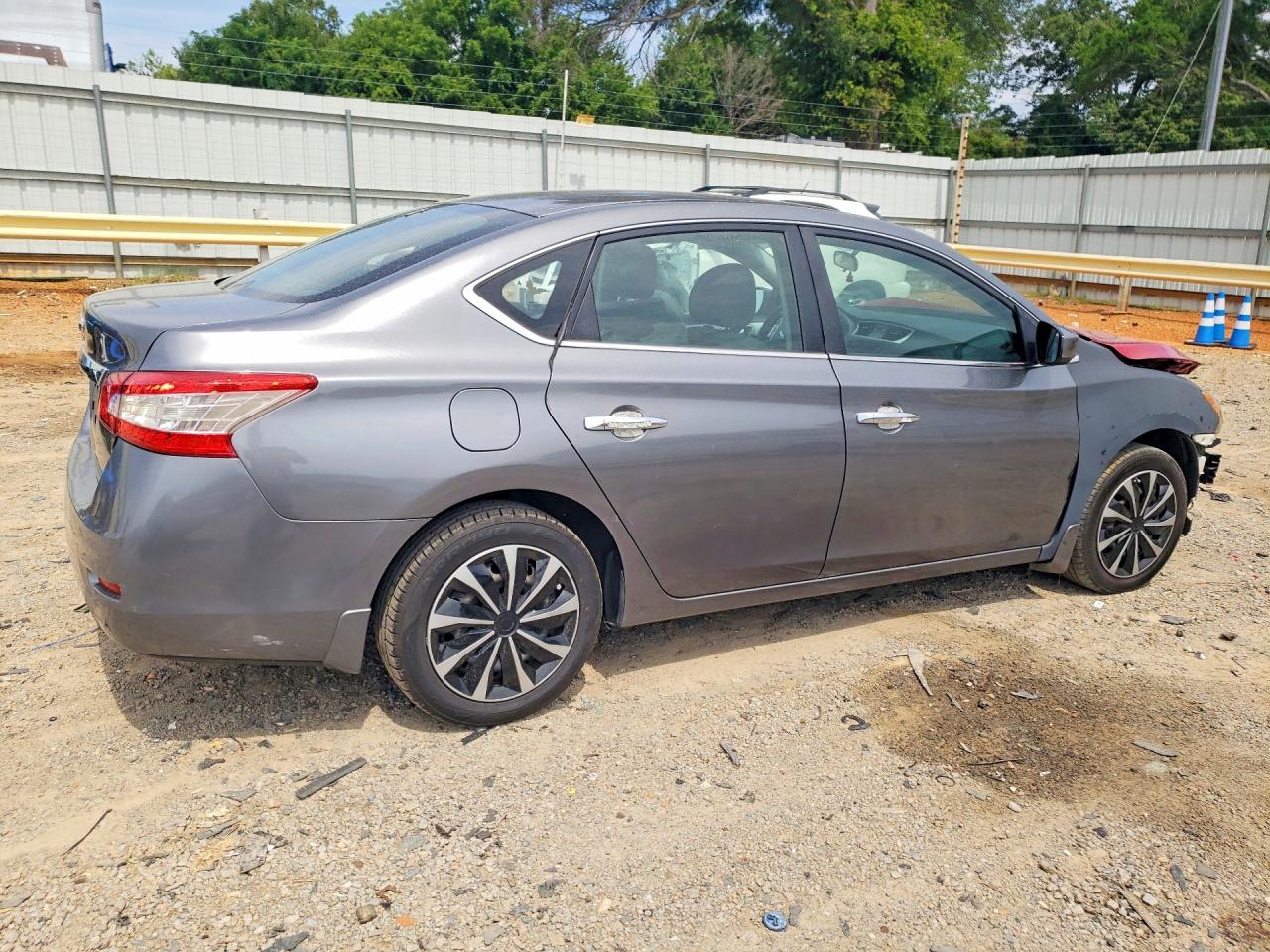 2015 Nissan Sentra S Gray vin: 3N1AB7AP7FY373458
