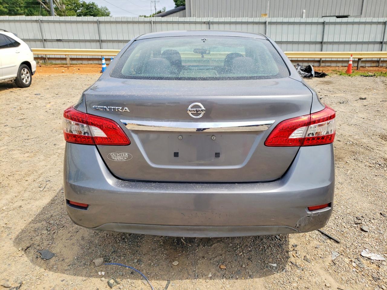 2015 Nissan Sentra S Gray vin: 3N1AB7AP7FY373458