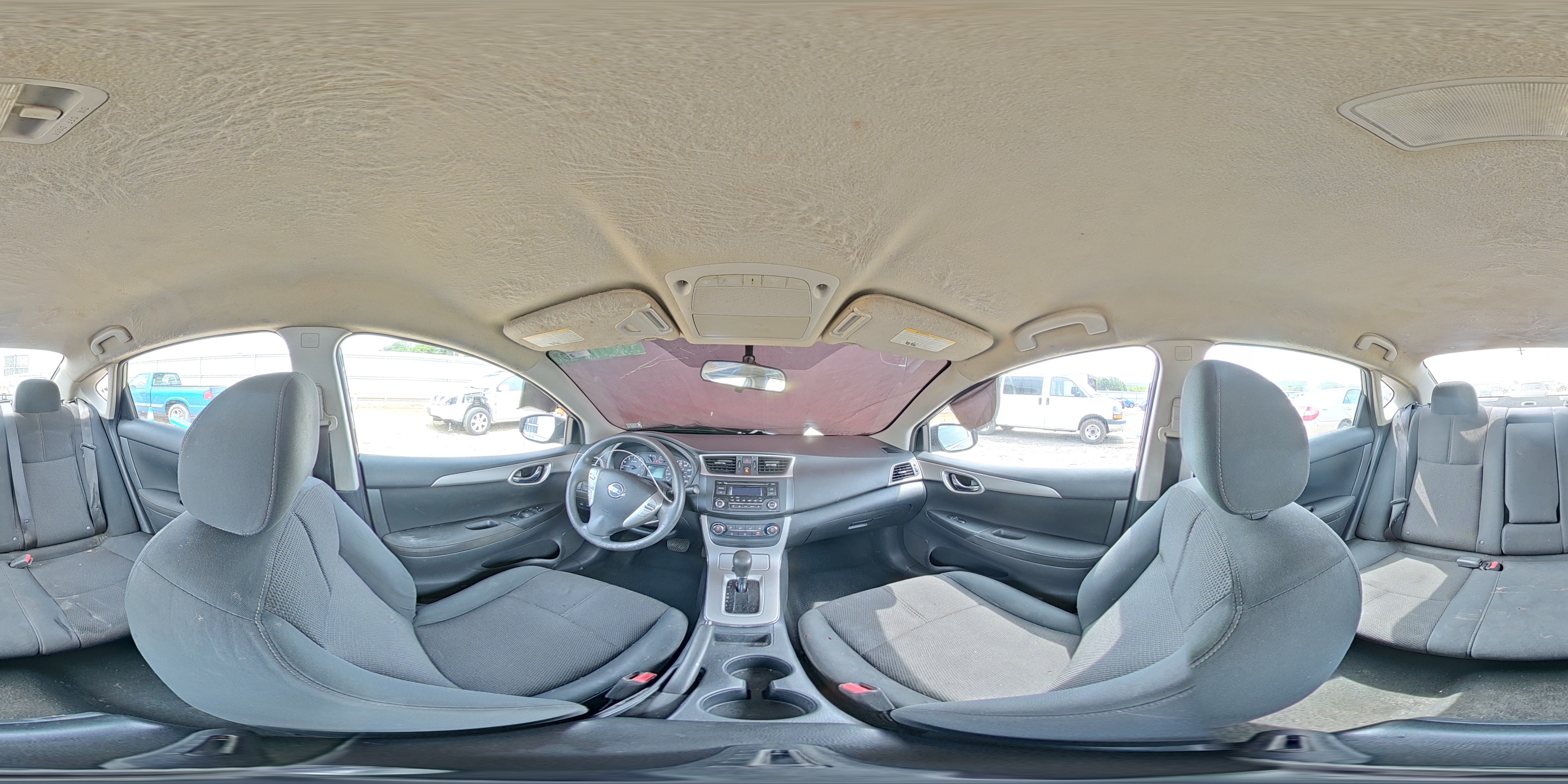 2015 Nissan Sentra S Gray vin: 3N1AB7AP7FY373458