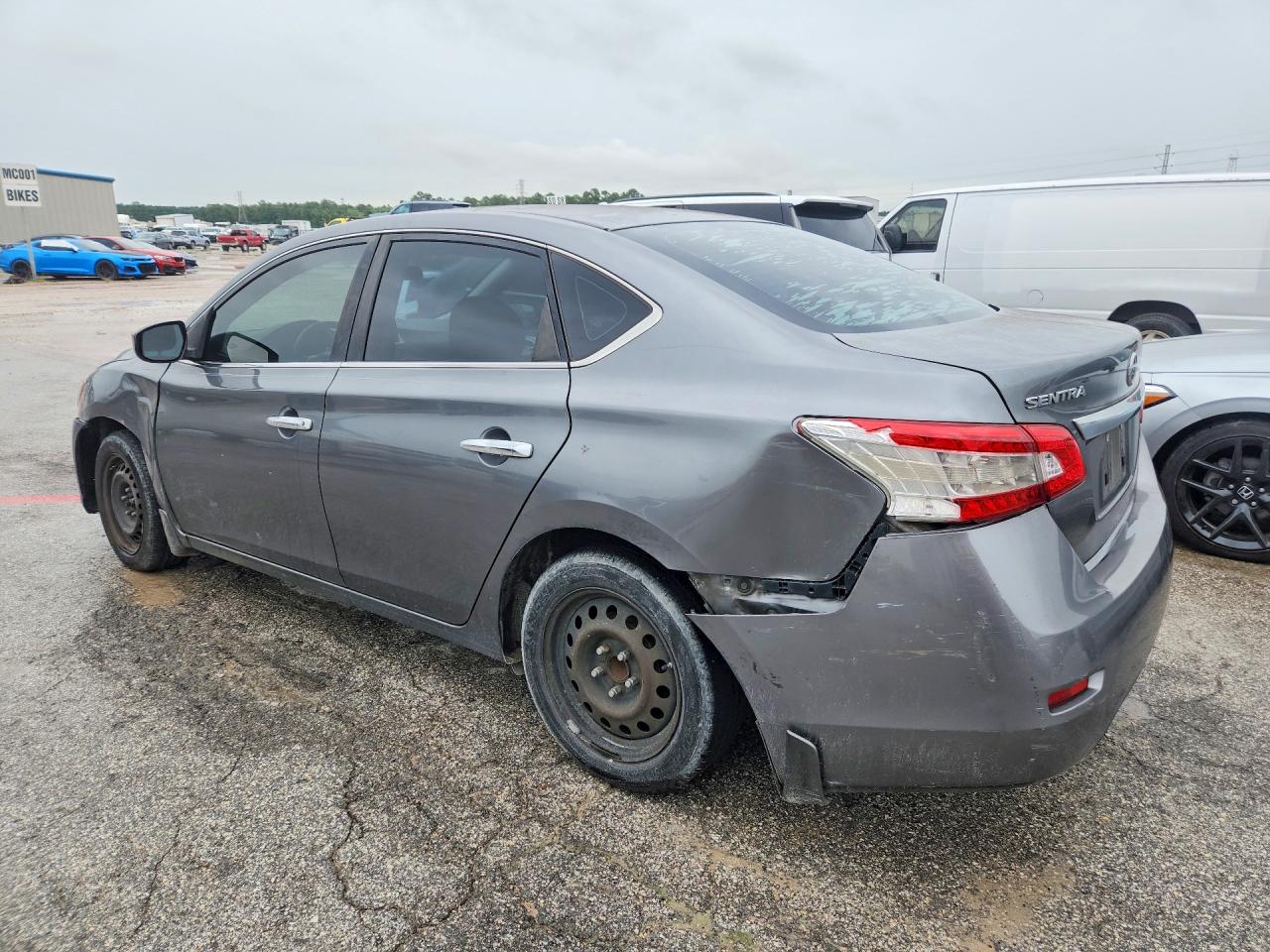 2015 Nissan Sentra S Gray vin: 3N1AB7AP7FY376764