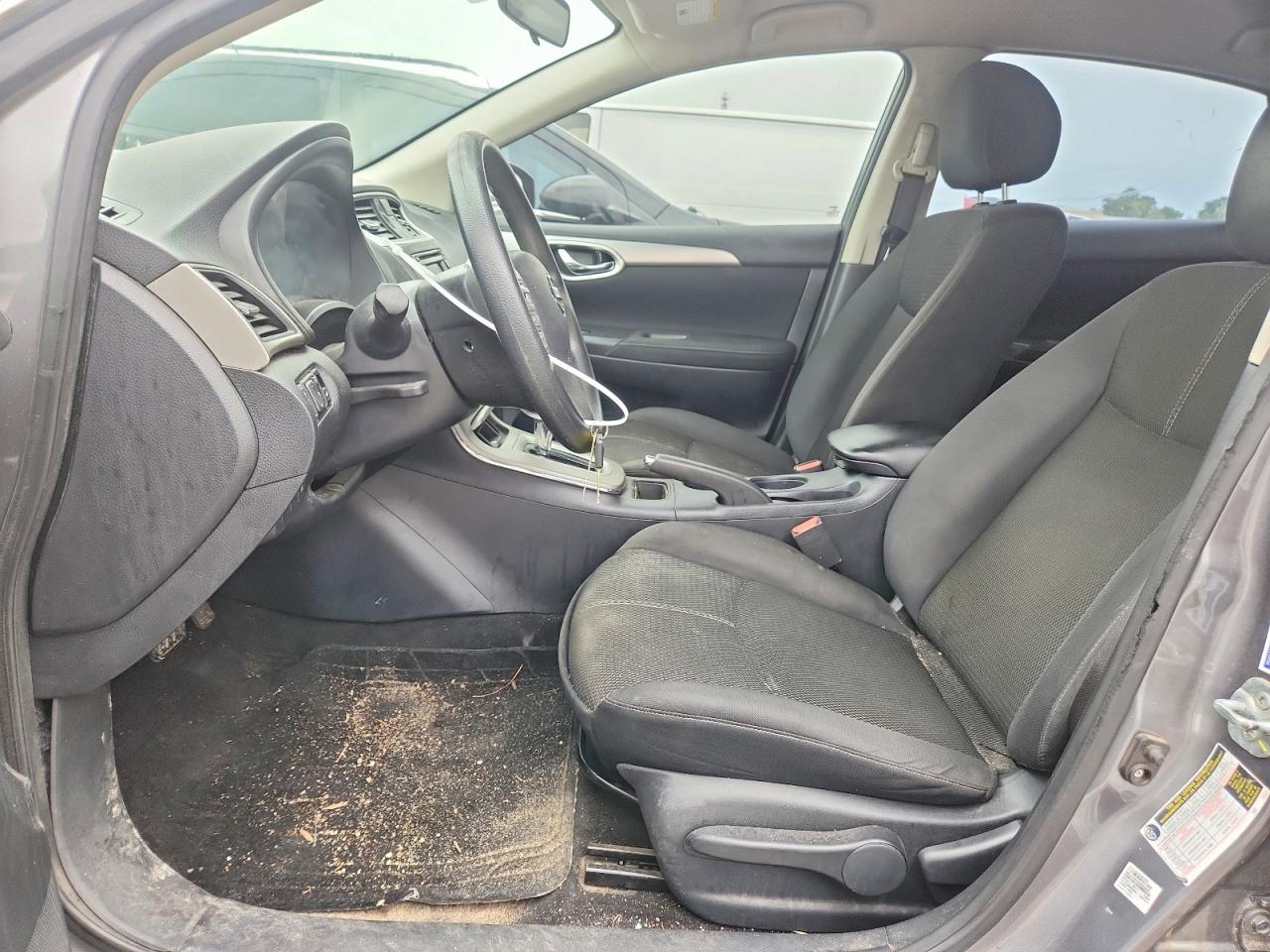 2015 Nissan Sentra S Gray vin: 3N1AB7AP7FY376764