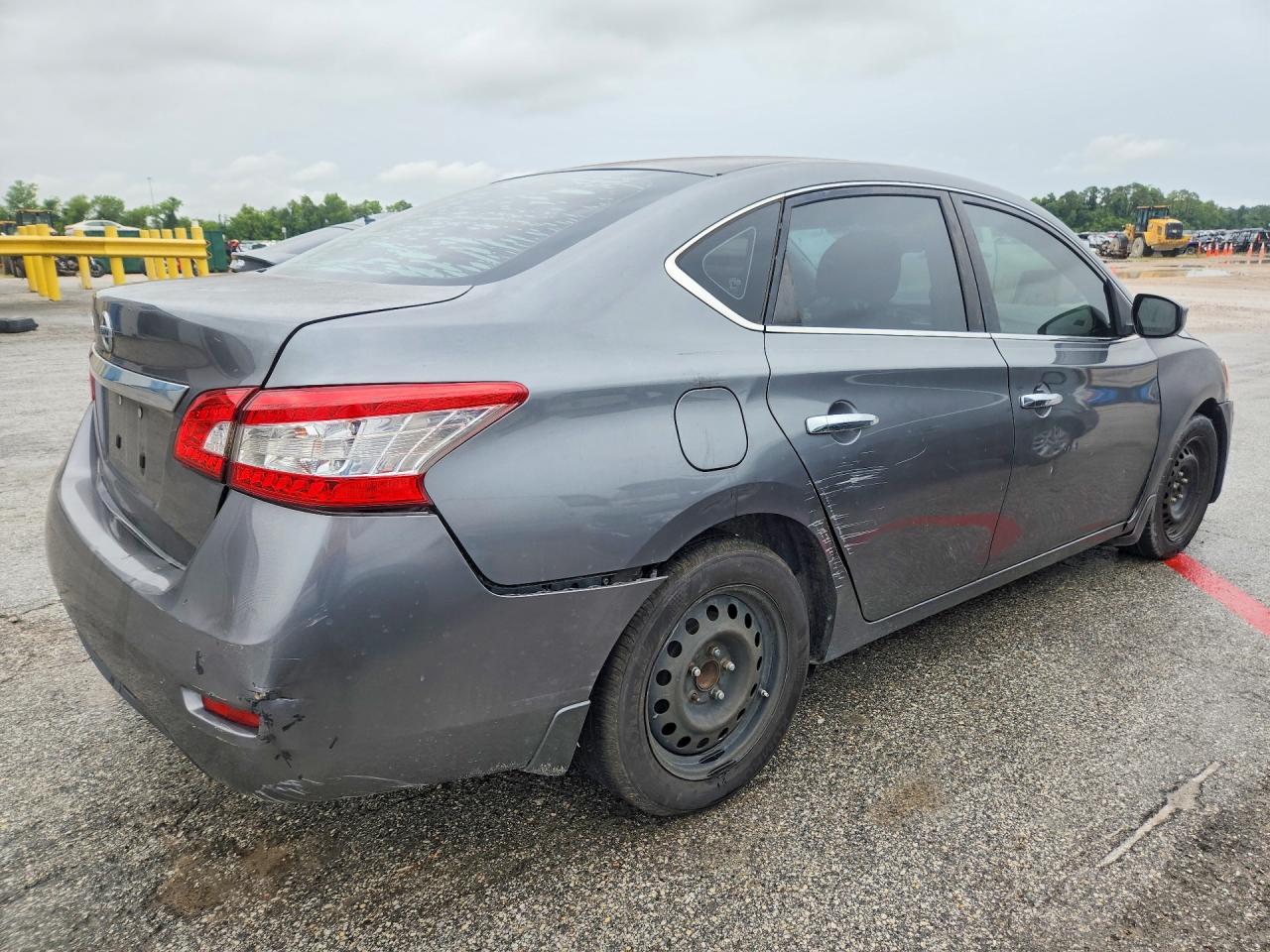 2015 Nissan Sentra S Gray vin: 3N1AB7AP7FY376764