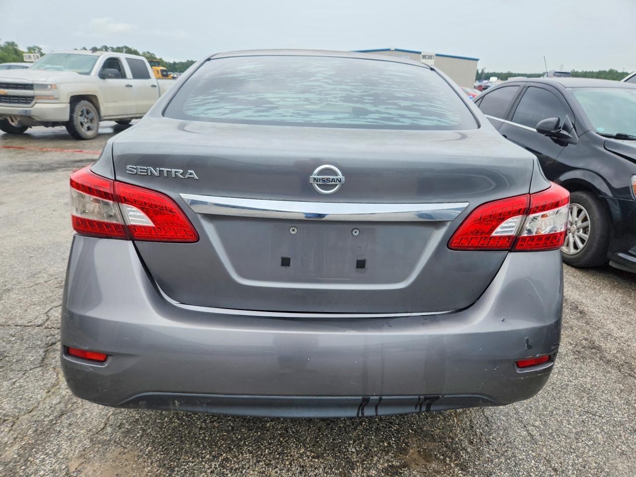 2015 Nissan Sentra S Gray vin: 3N1AB7AP7FY376764