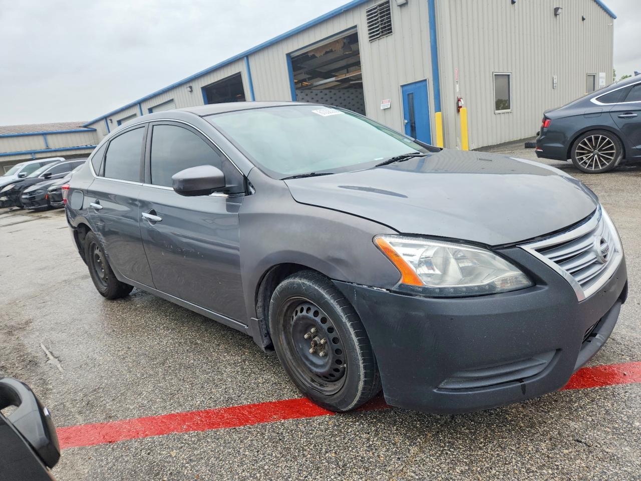 2015 Nissan Sentra S Gray vin: 3N1AB7AP7FY376764