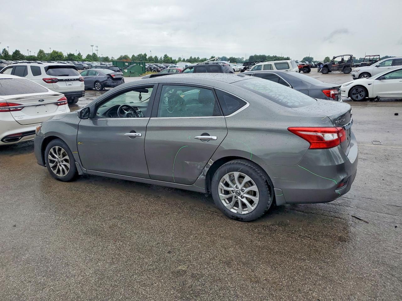 2016 Nissan Sentra Sv Серый vin: 3N1AB7AP7GY228955