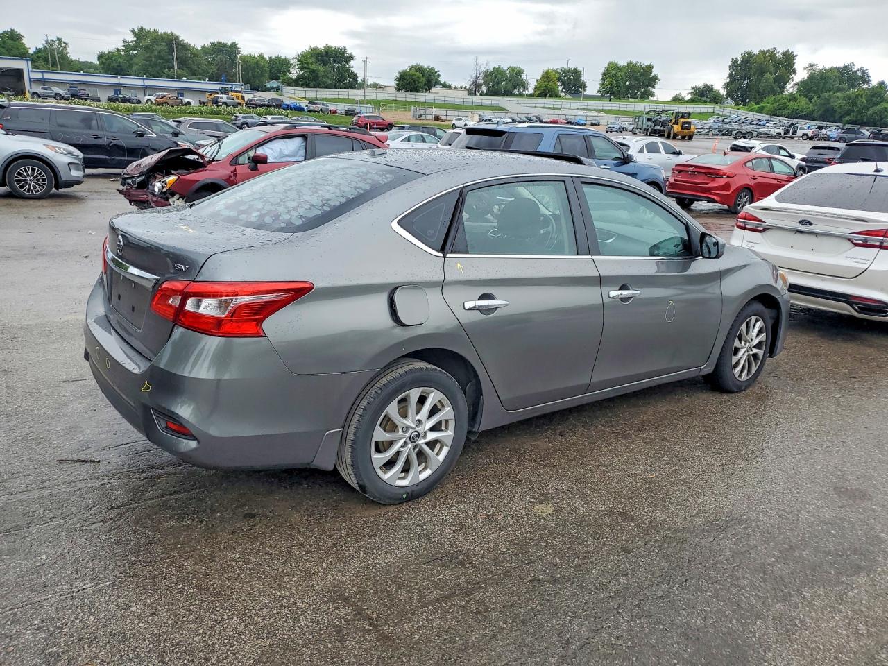 2016 Nissan Sentra Sv Серый vin: 3N1AB7AP7GY228955