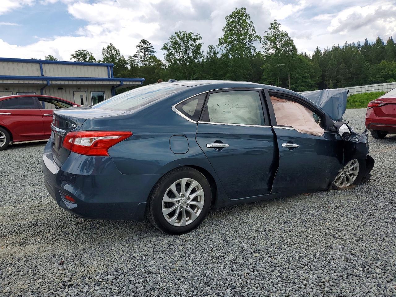 2016 Nissan Sentra Sv Teal vin: 3N1AB7AP7GY258246