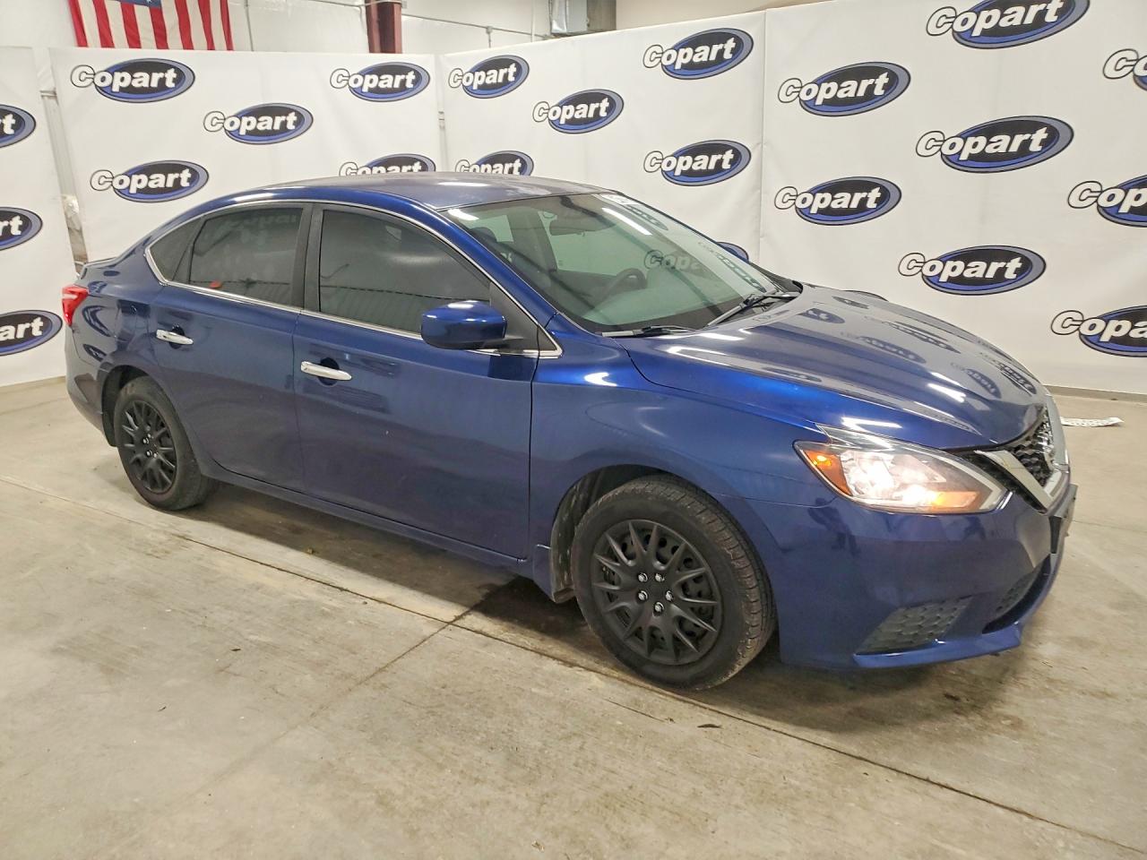 2016 Nissan Sentra S Blue vin: 3N1AB7AP7GY298097