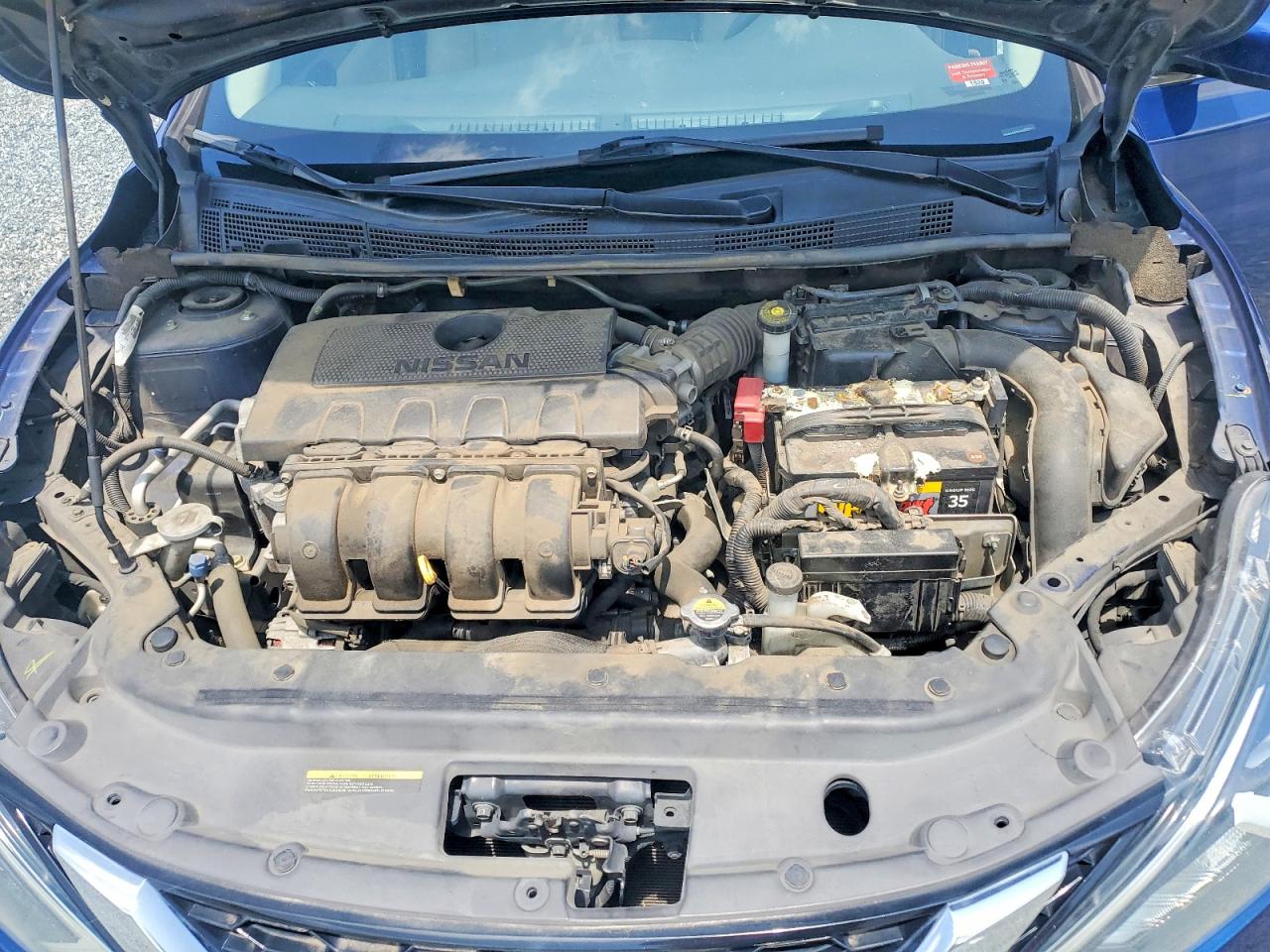 2016 Nissan Sentra S Blue vin: 3N1AB7AP7GY298097