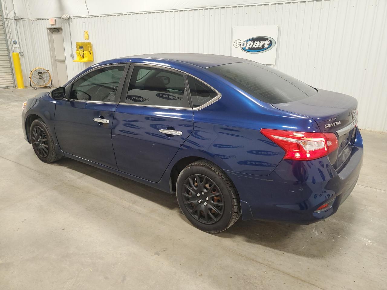 2016 Nissan Sentra S Blue vin: 3N1AB7AP7GY298097 Damage: Left Rear Door, Chipped, 3