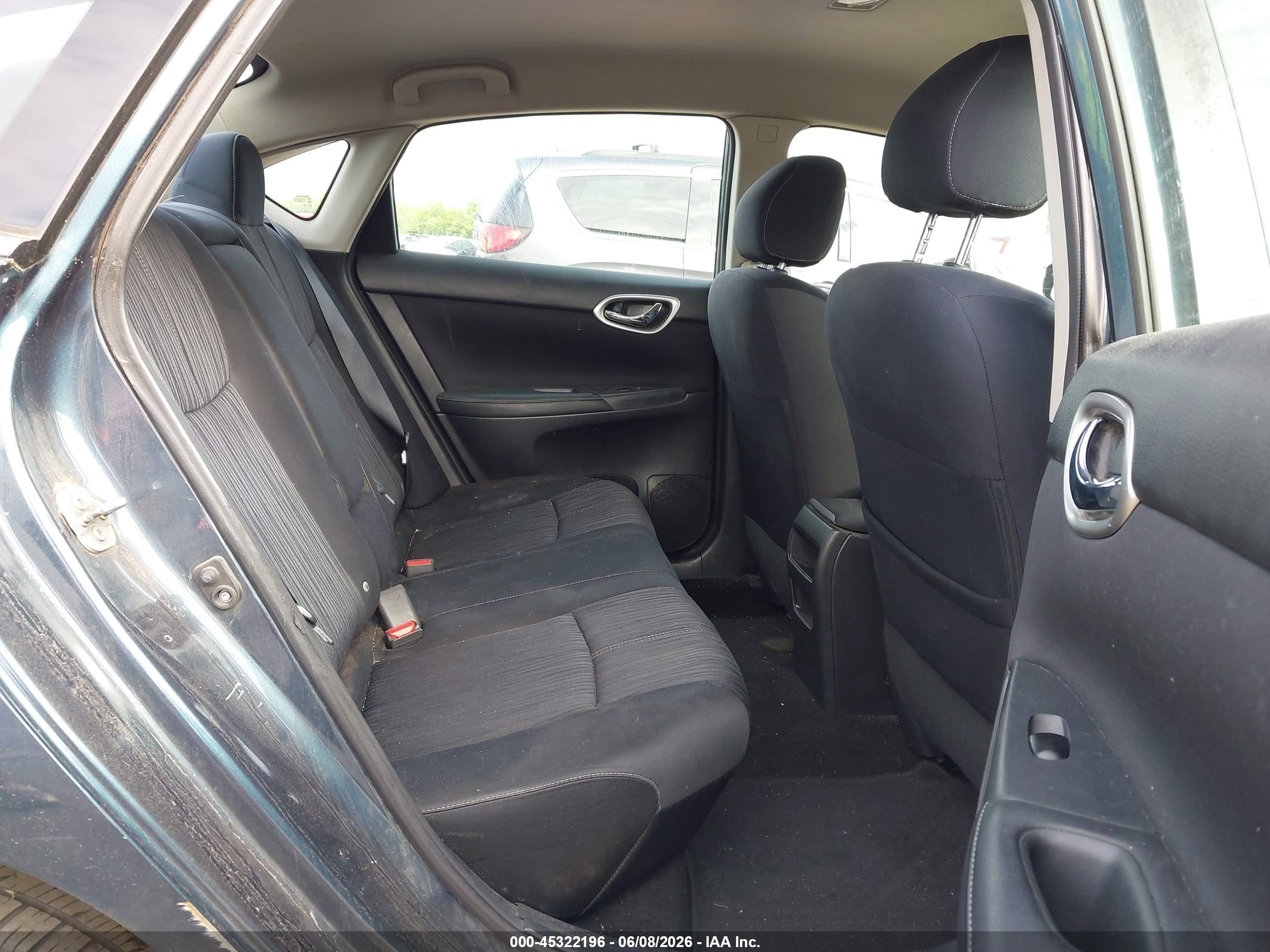 2016 Nissan Sentra Sv Синий vin: 3N1AB7AP7GY303296
