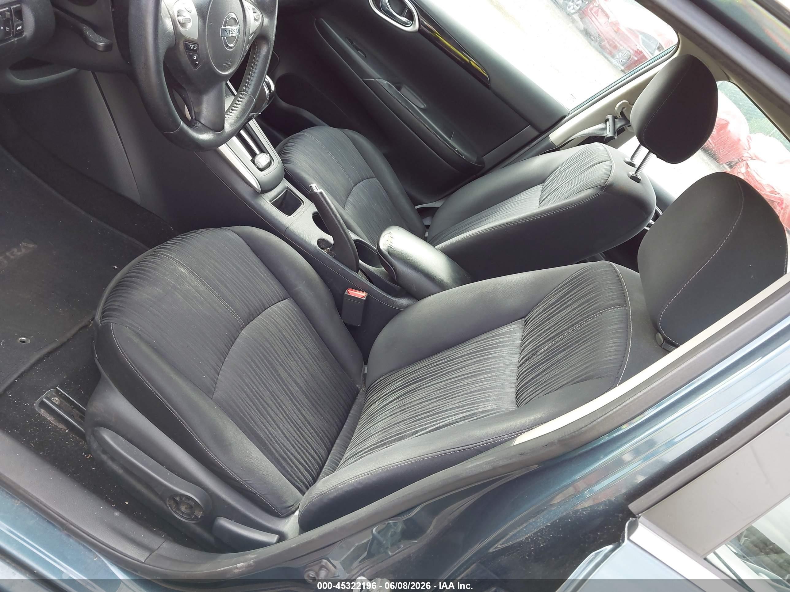 2016 Nissan Sentra Sv Синий vin: 3N1AB7AP7GY303296