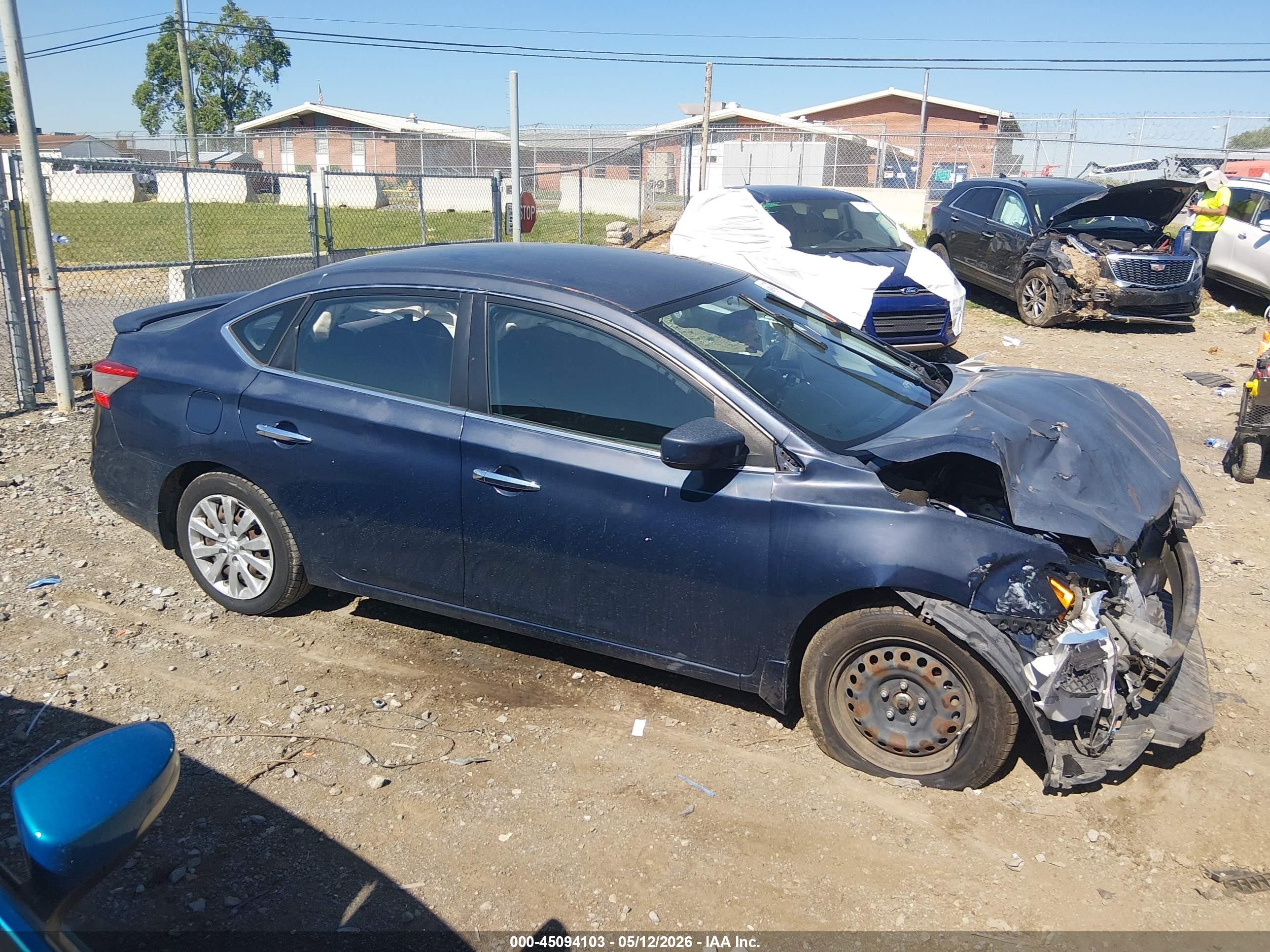 2016 Nissan Sentra S Blue vin: 3N1AB7AP7GY316677