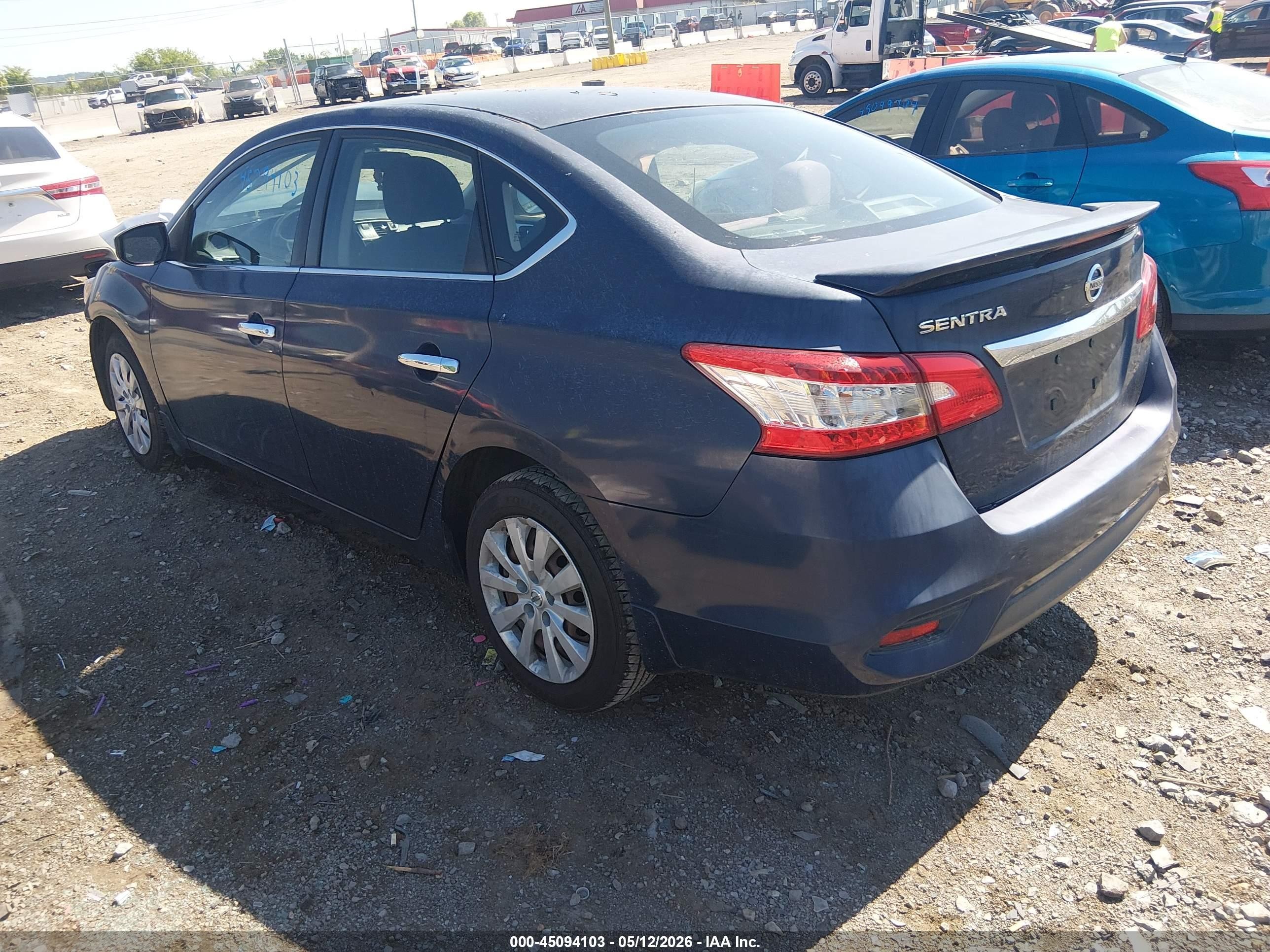 2016 Nissan Sentra S Blue vin: 3N1AB7AP7GY316677