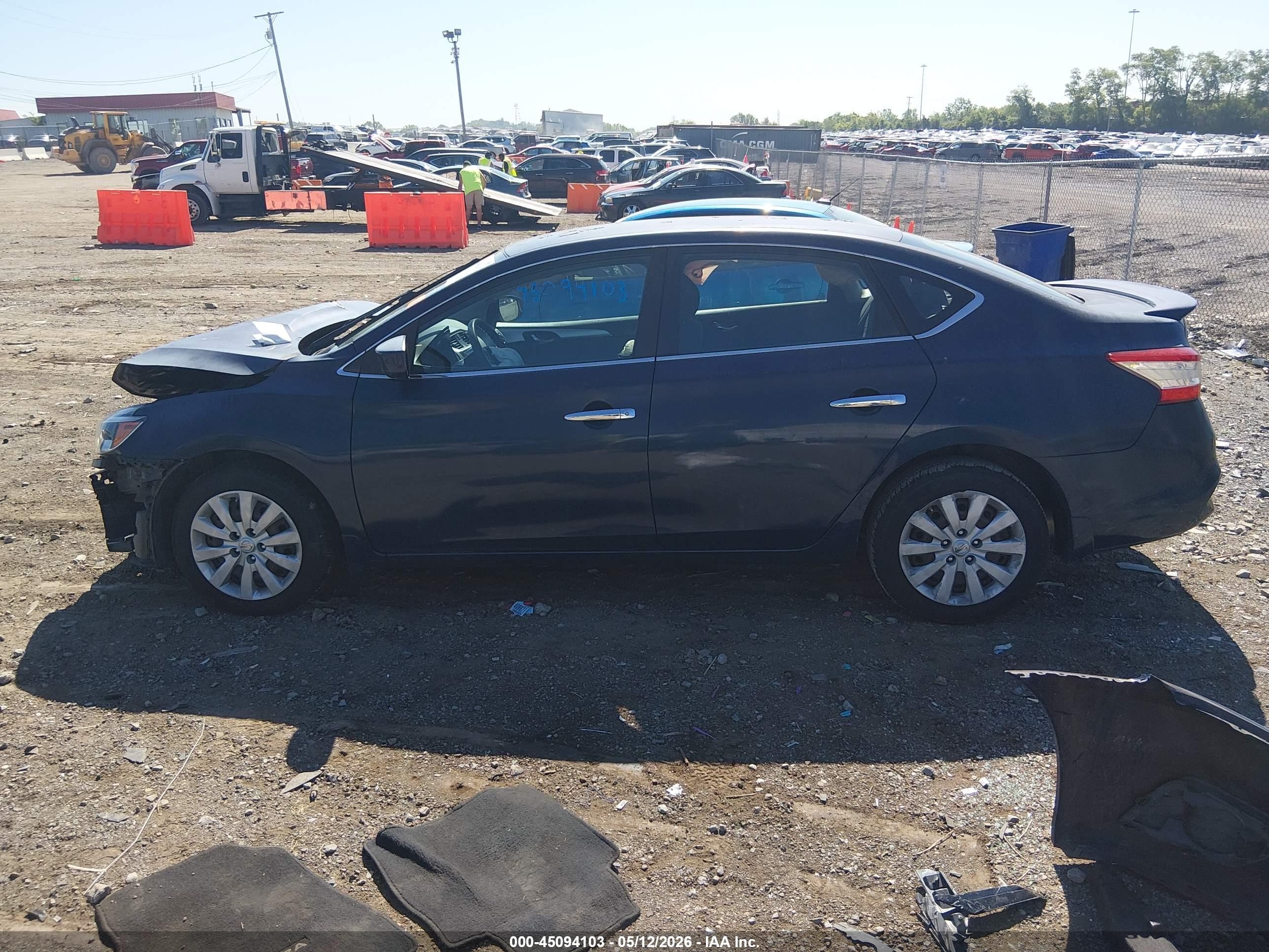 2016 Nissan Sentra S Blue vin: 3N1AB7AP7GY316677