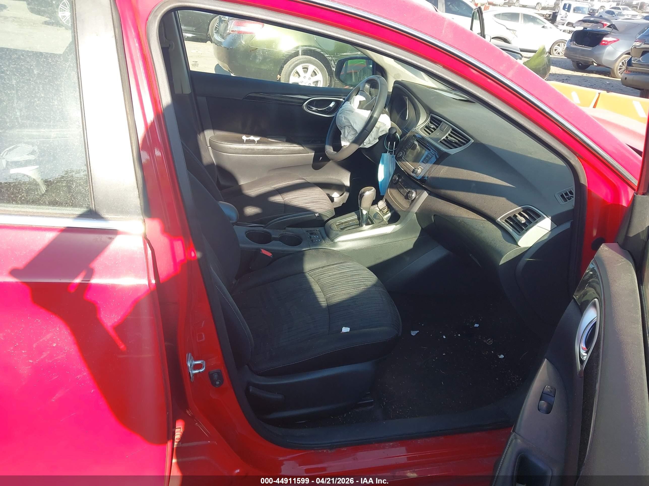 2016 Nissan Sentra Sv Красный vin: 3N1AB7AP7GY324231