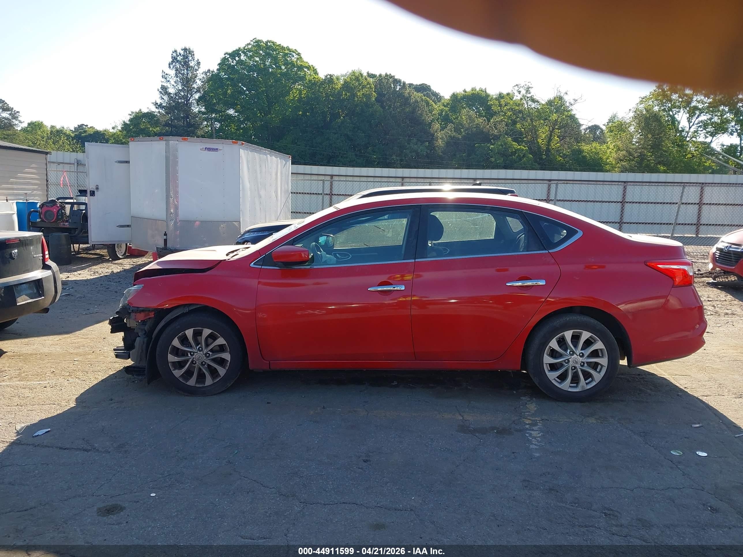 2016 Nissan Sentra Sv Красный vin: 3N1AB7AP7GY324231
