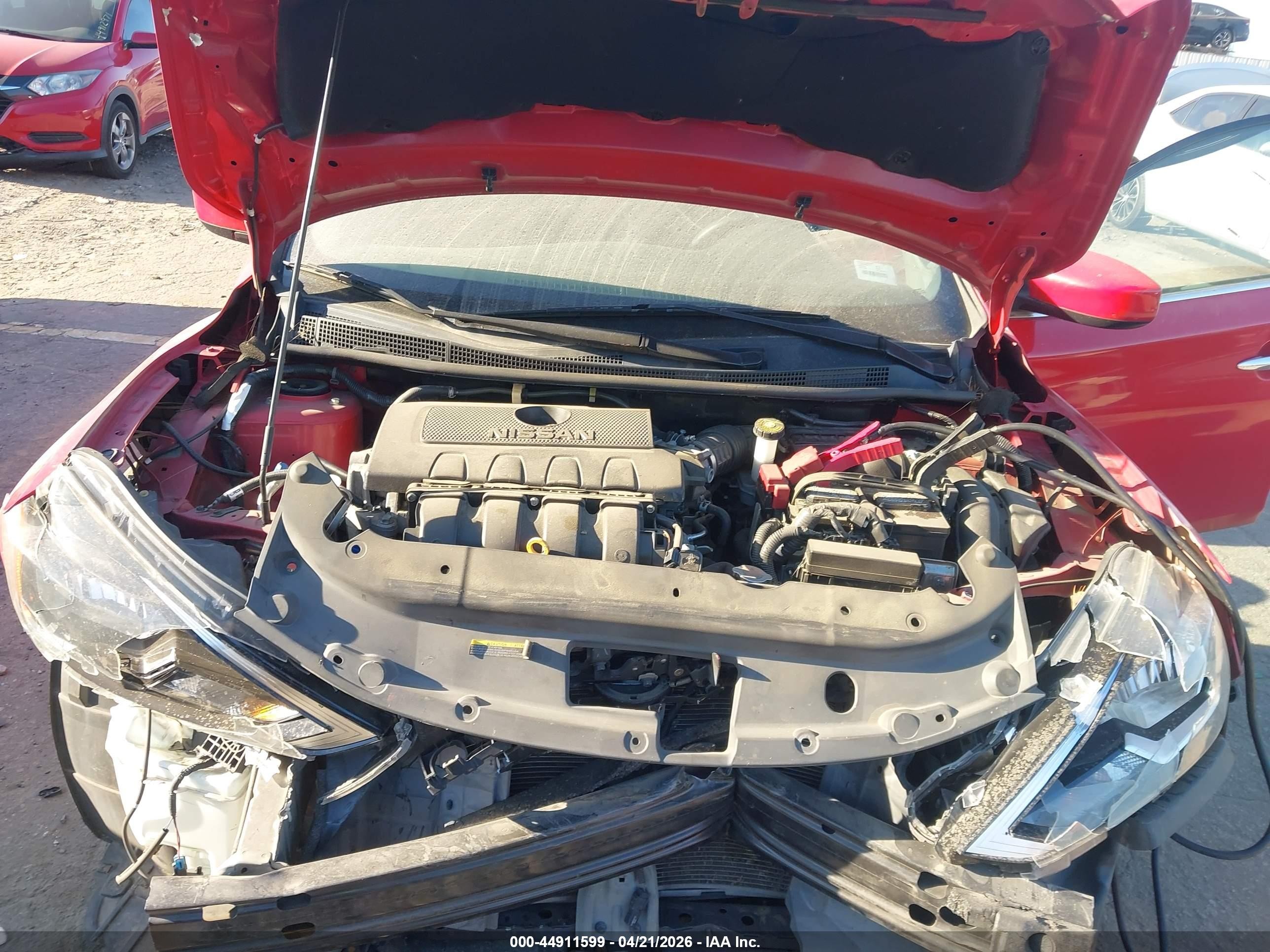 2016 Nissan Sentra Sv Красный vin: 3N1AB7AP7GY324231