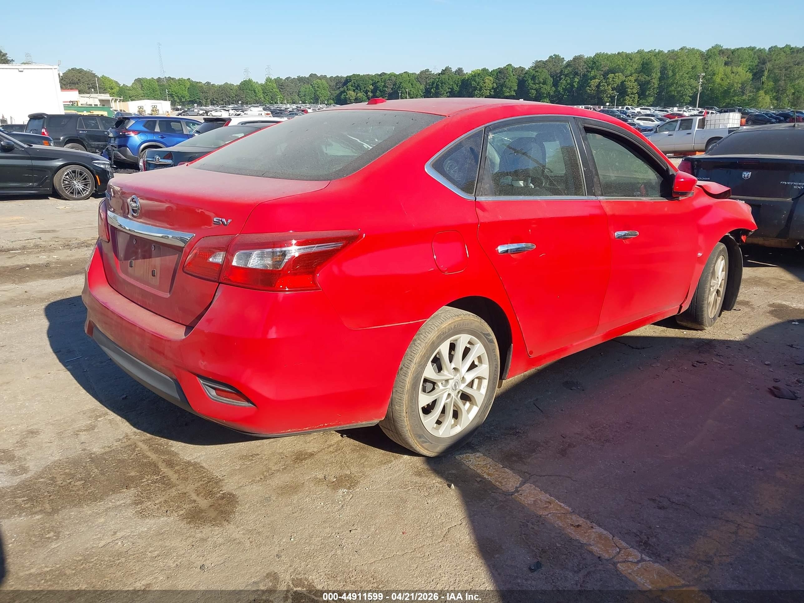 2016 Nissan Sentra Sv Красный vin: 3N1AB7AP7GY324231