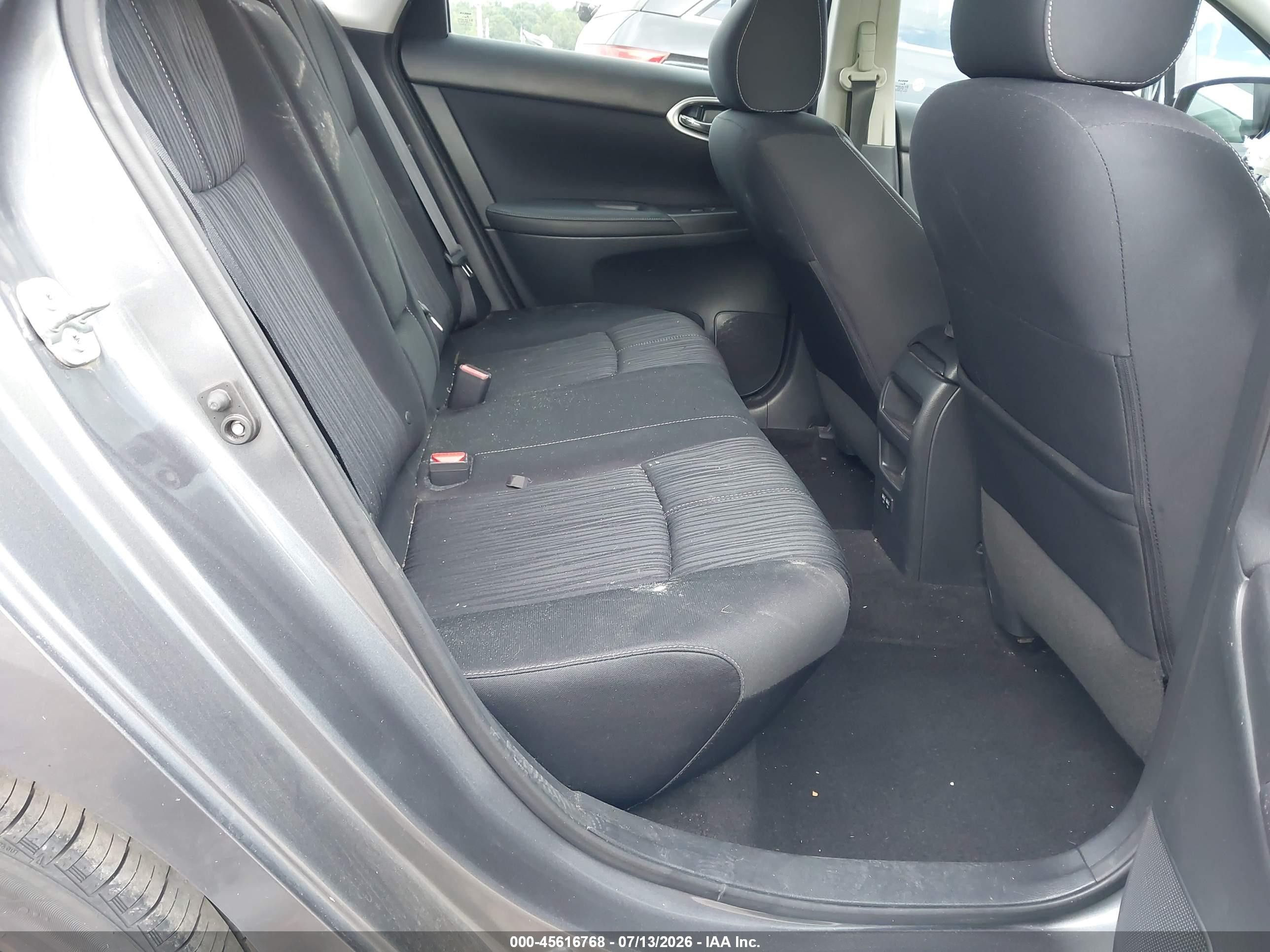 2017 Nissan Sentra Sv Gray vin: 3N1AB7AP7HL715717