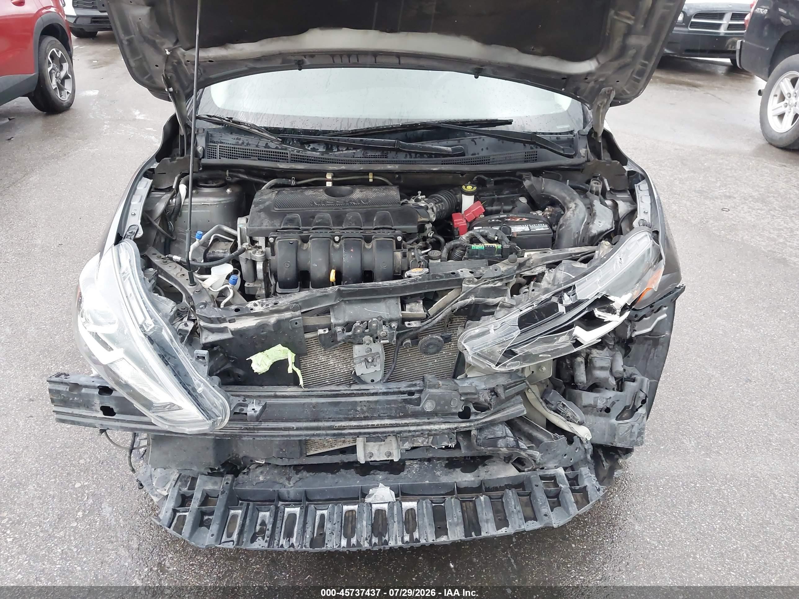 2017 Nissan Sentra Sr Серый vin: 3N1AB7AP7HY299638