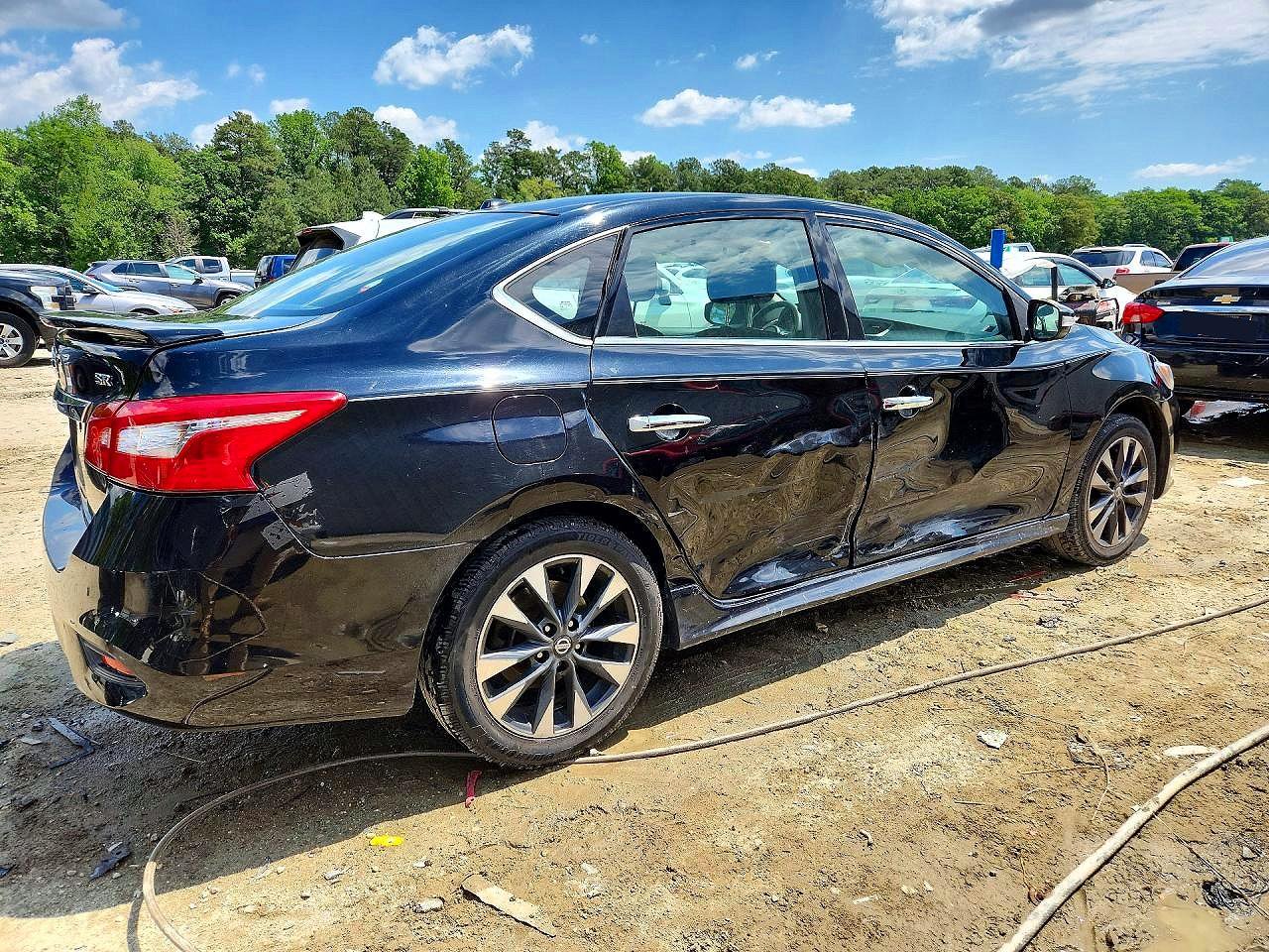 2017 Nissan Sentra Sr Black vin: 3N1AB7AP7HY332296