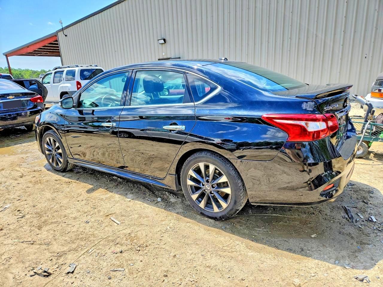 2017 Nissan Sentra Sr Black vin: 3N1AB7AP7HY332296
