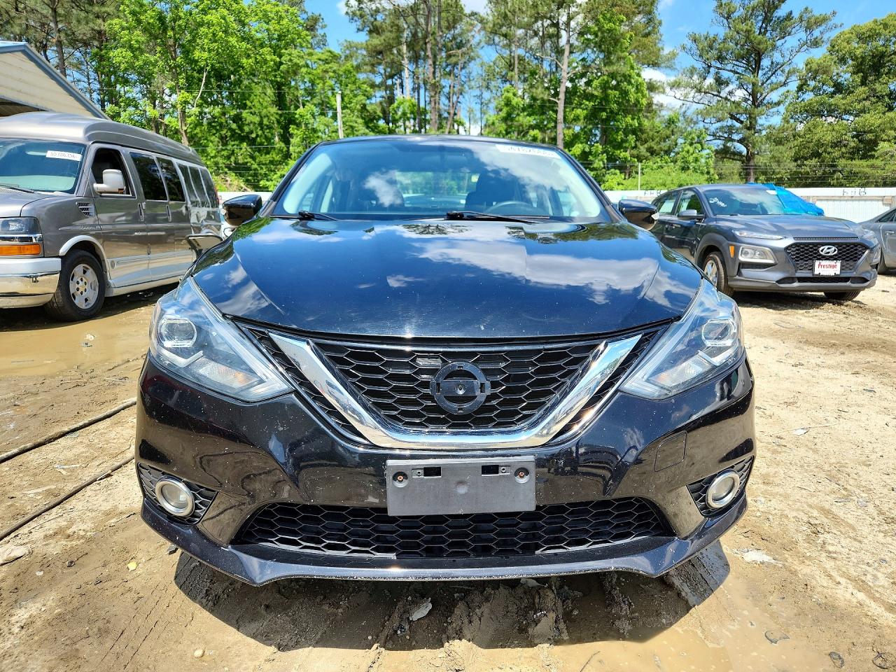 2017 Nissan Sentra Sr Black vin: 3N1AB7AP7HY332296