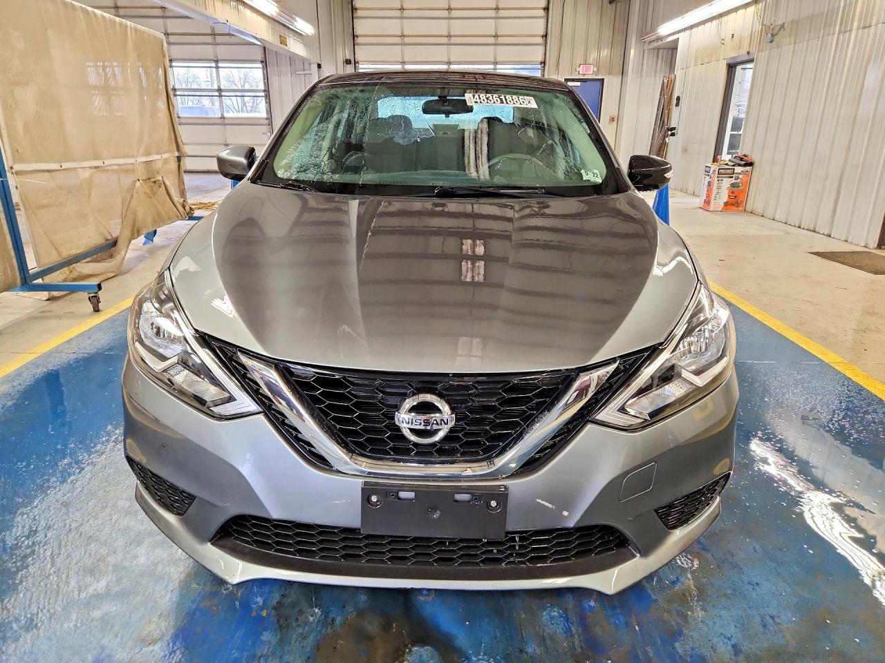2017 Nissan Sentra Sv Gray vin: 3N1AB7AP7HY385807