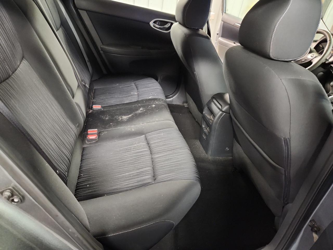 2017 Nissan Sentra Sv Gray vin: 3N1AB7AP7HY385807 Damage: Seat Center Rear, Stained, Permanent