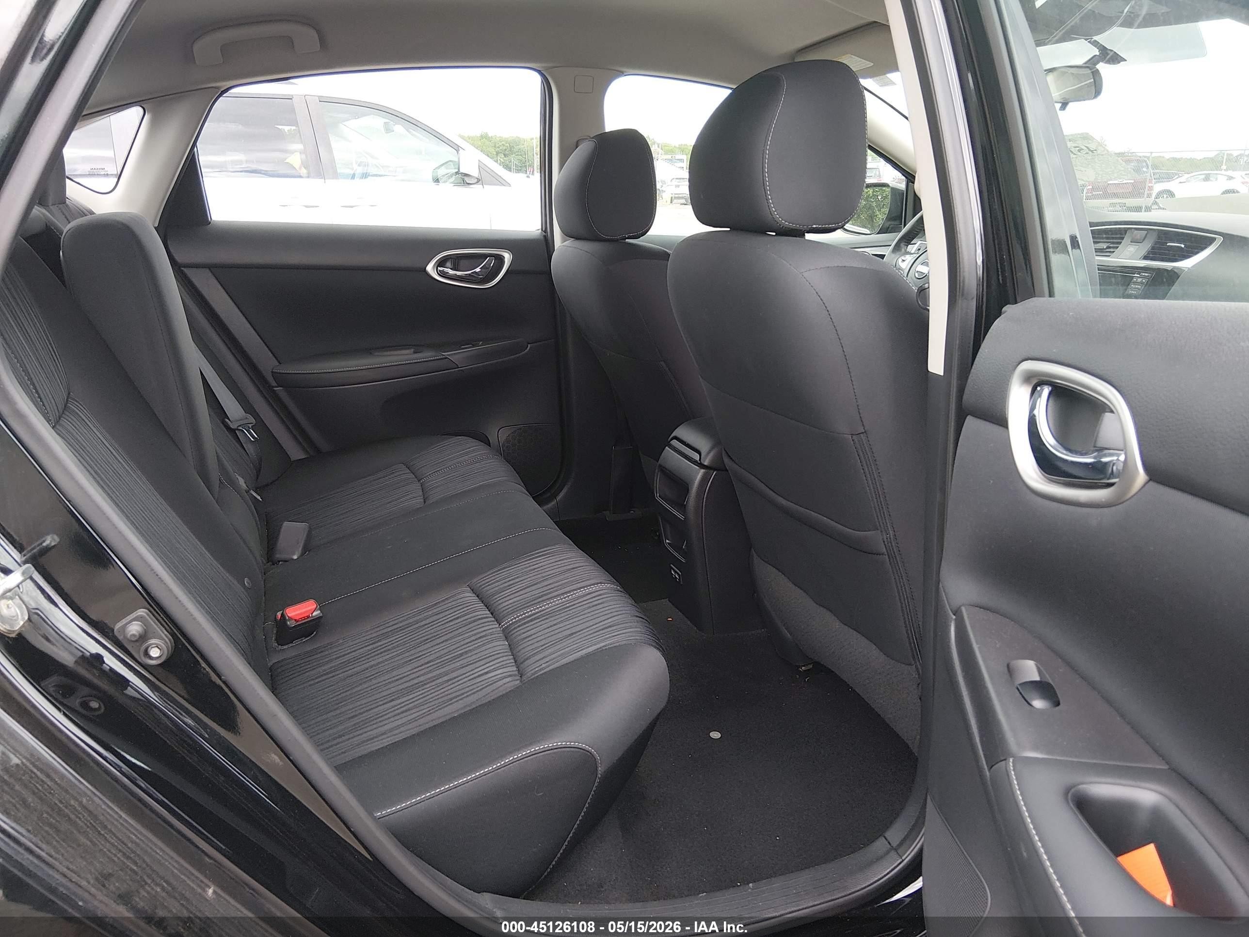 2018 Nissan Sentra Sv Black vin: 3N1AB7AP7JL614540