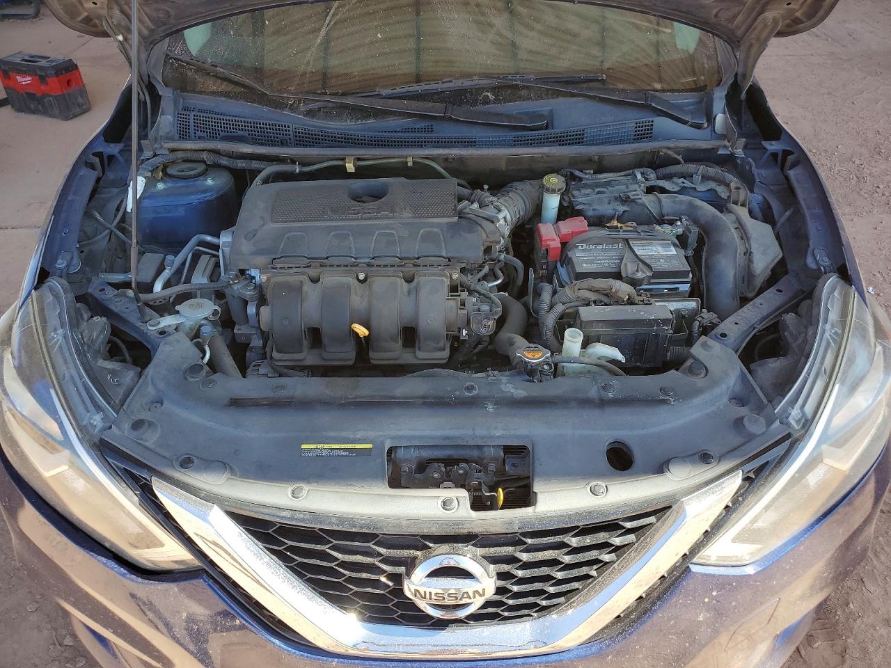 2018 Nissan Sentra Sv Blue vin: 3N1AB7AP7JY277547