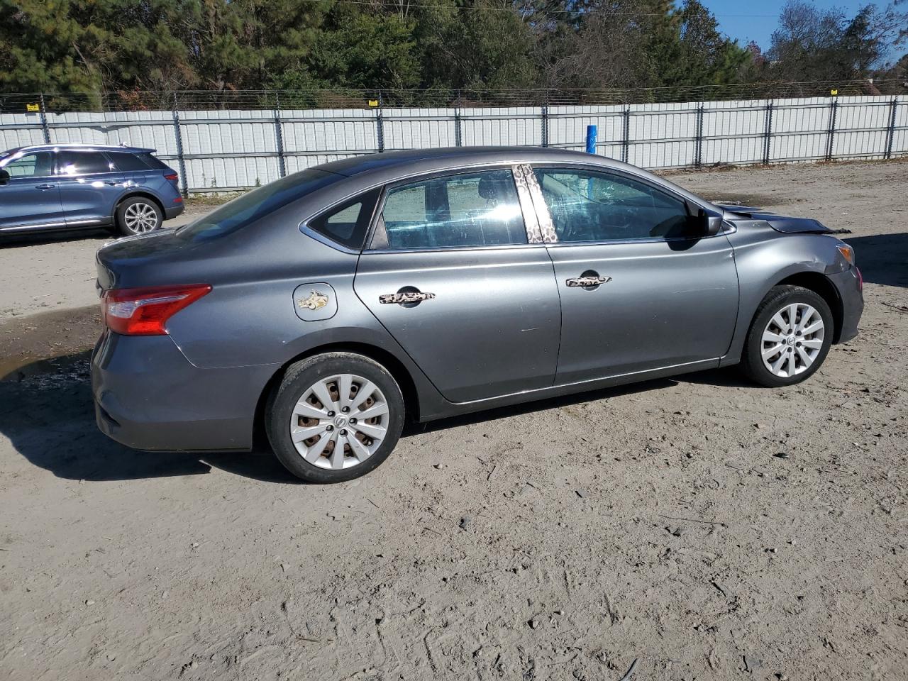 2018 Nissan Sentra S Gray vin: 3N1AB7AP7JY306531