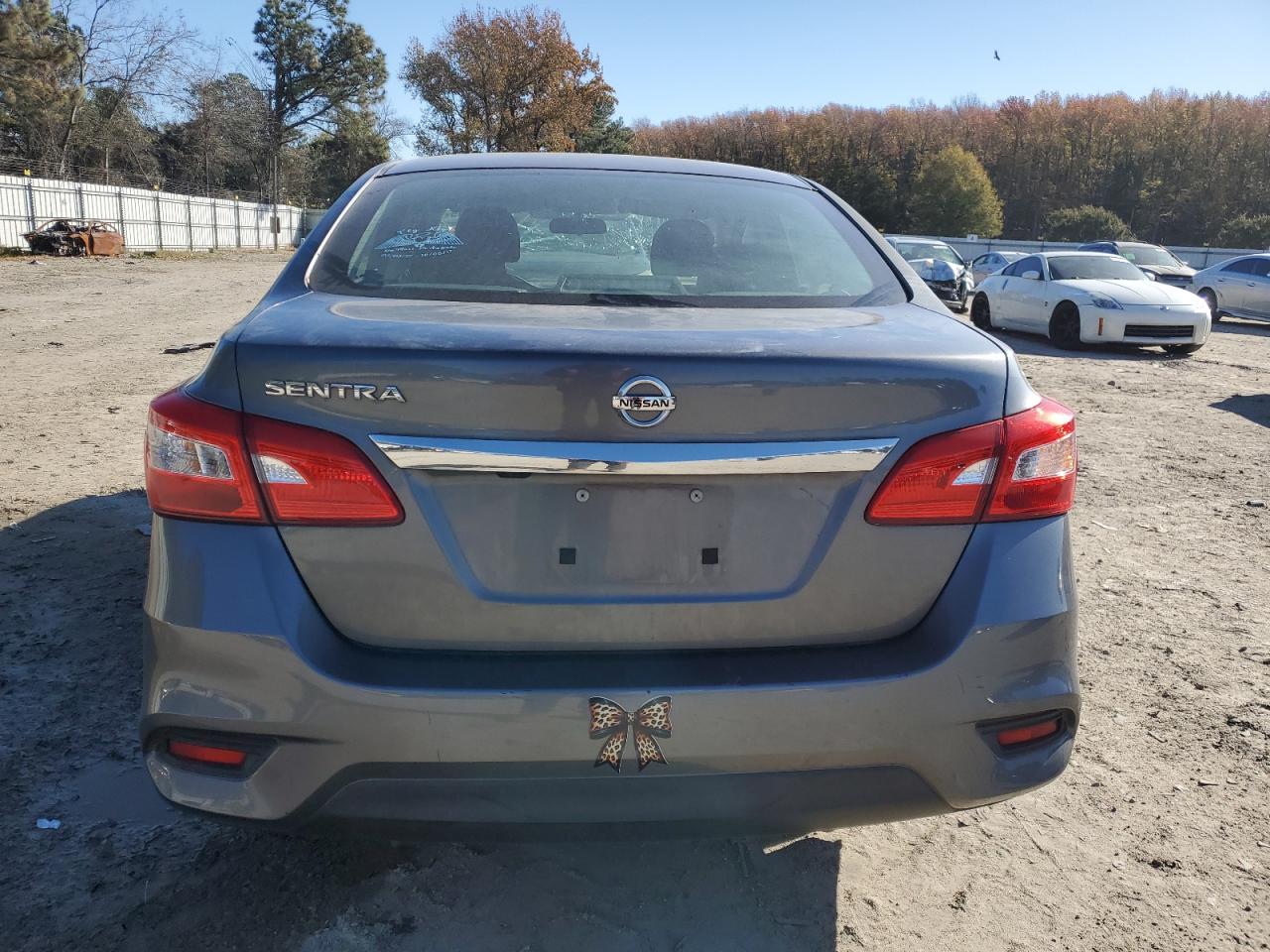 2018 Nissan Sentra S Gray vin: 3N1AB7AP7JY306531
