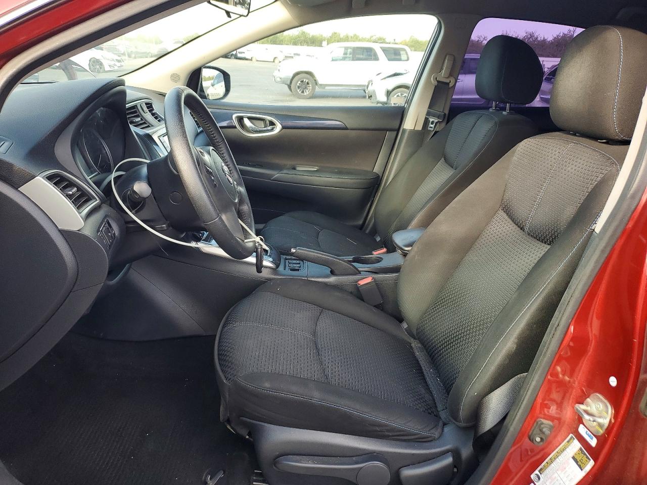 2019 Nissan Sentra Red vin: 3N1AB7AP7KY209508