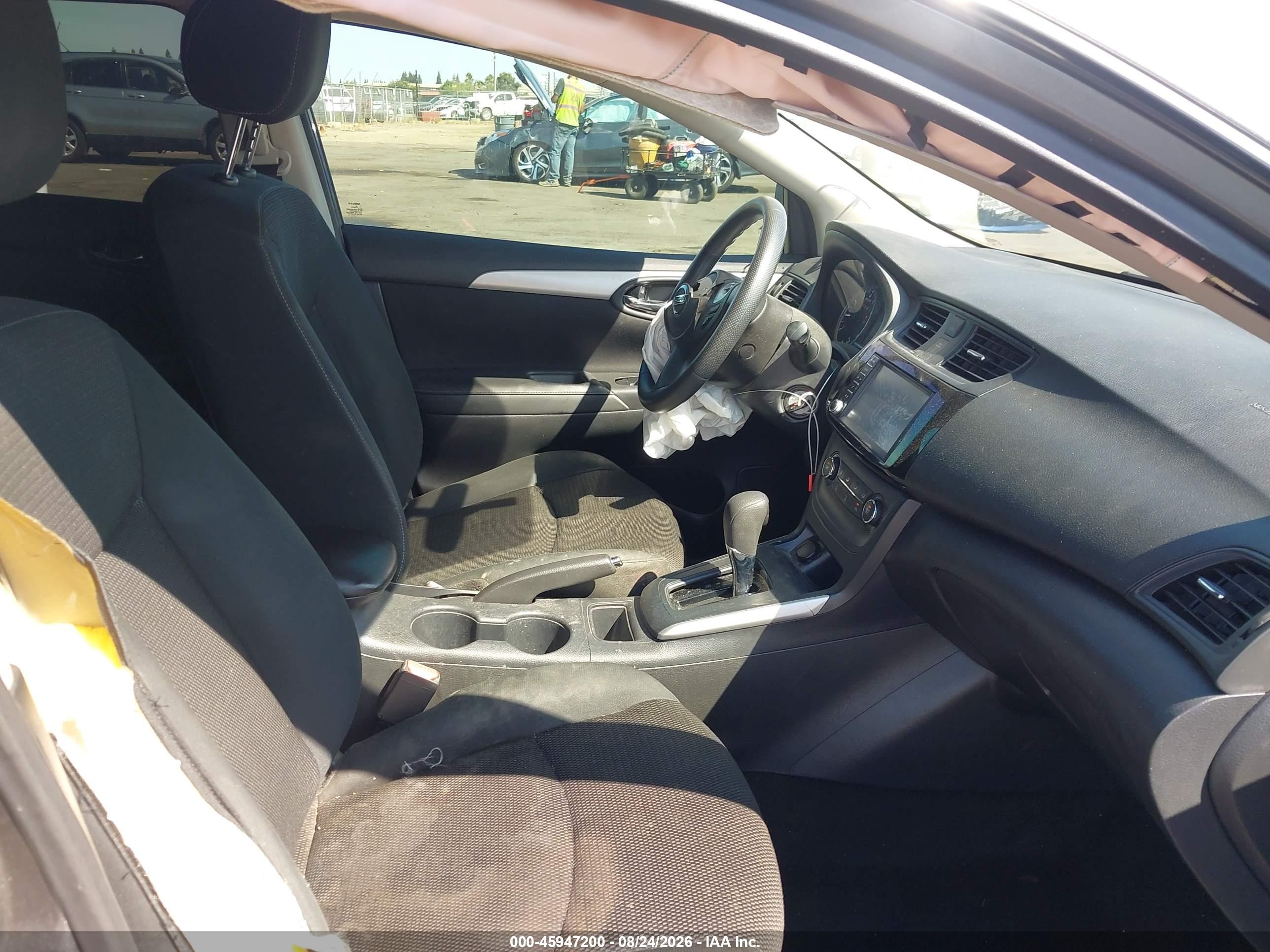 2019 Nissan Sentra S Gray vin: 3N1AB7AP7KY251824