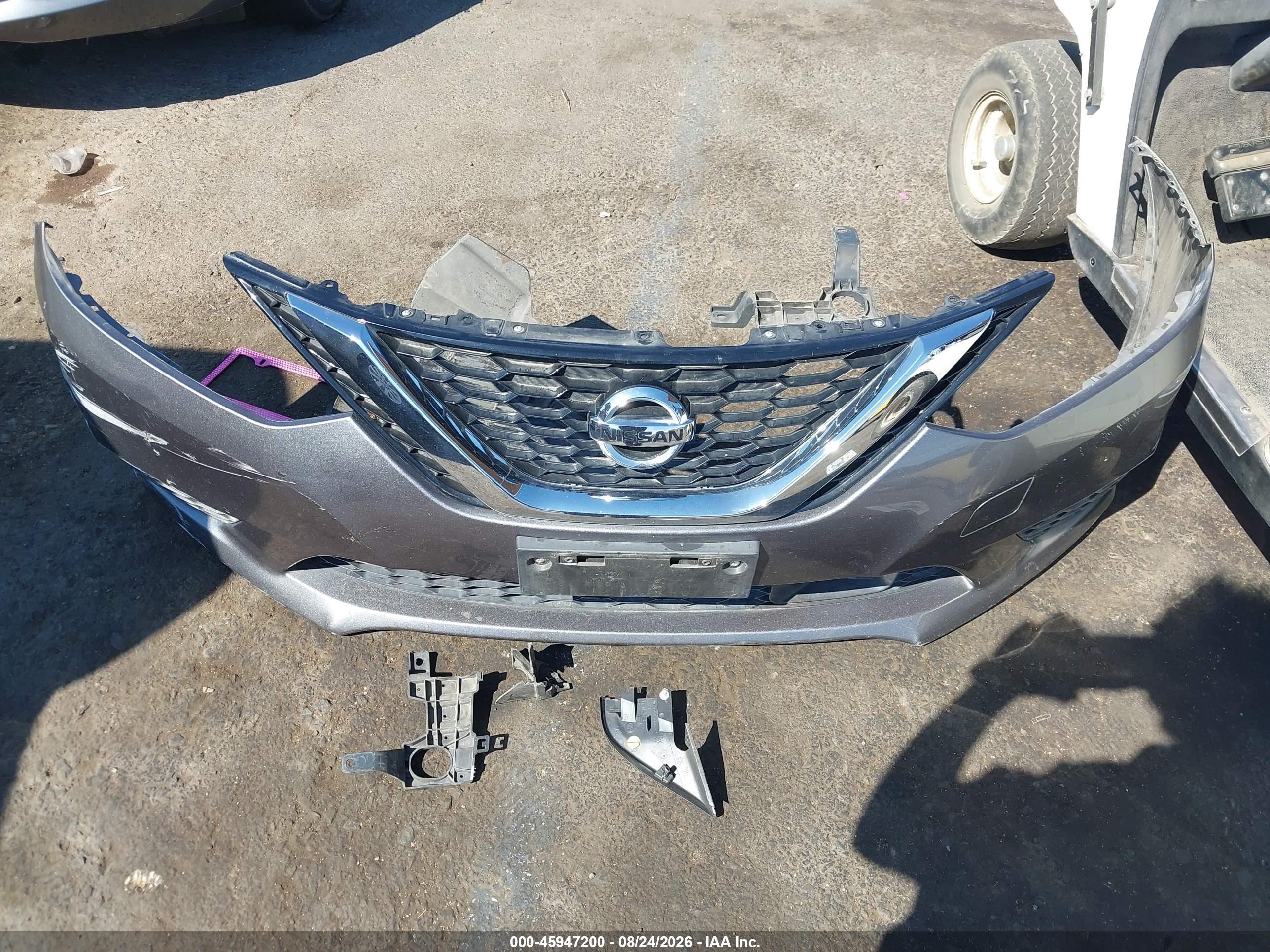 2019 Nissan Sentra S Gray vin: 3N1AB7AP7KY251824