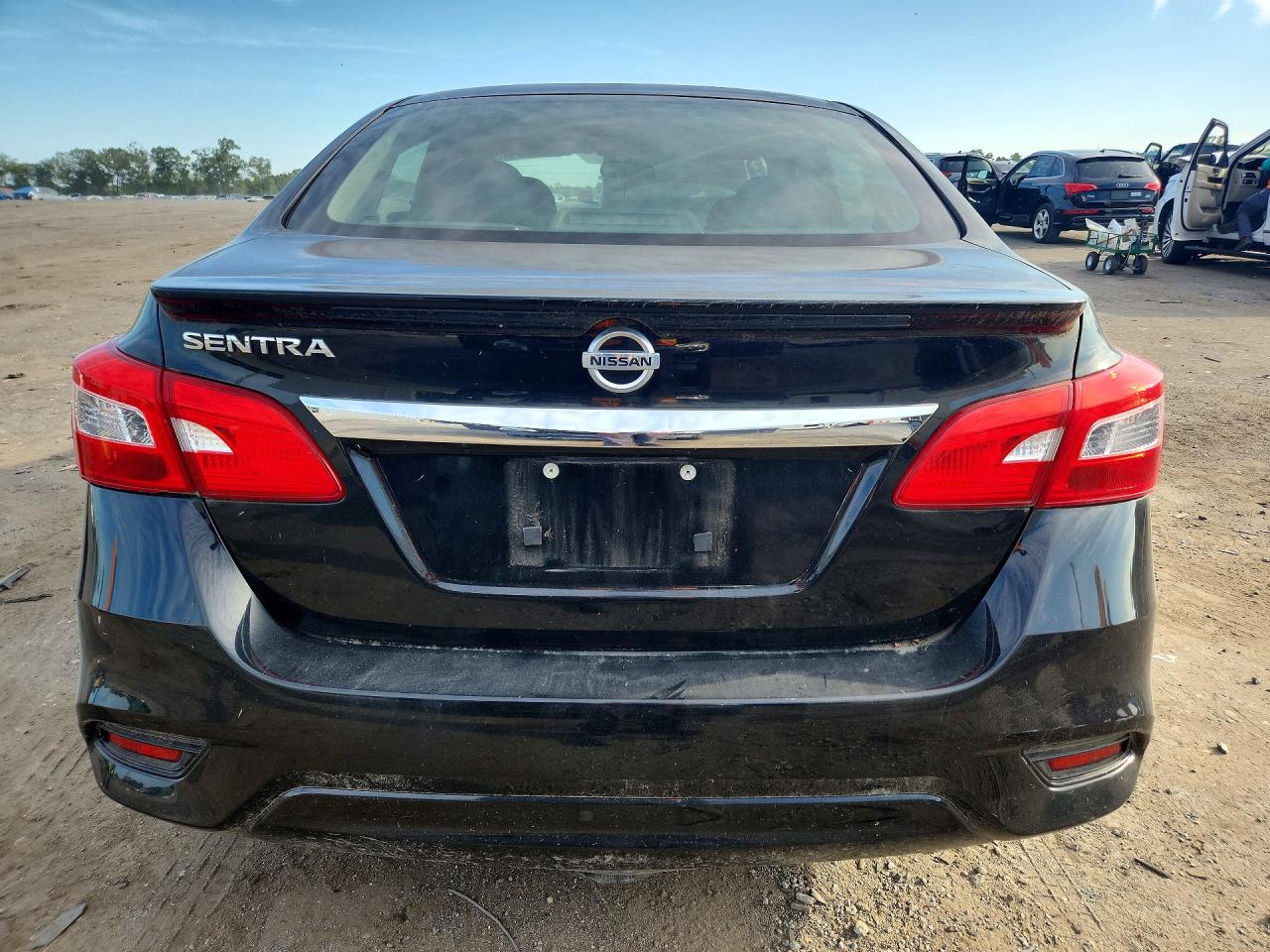 2019 Nissan Sentra S Черный vin: 3N1AB7AP7KY294303