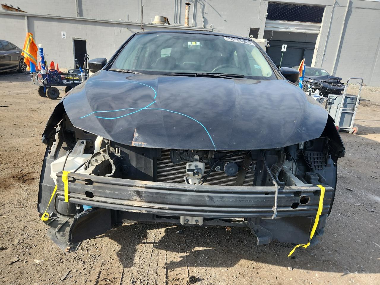 2019 Nissan Sentra S Черный vin: 3N1AB7AP7KY294303 Damage: Grille, Missing, Replacement Required